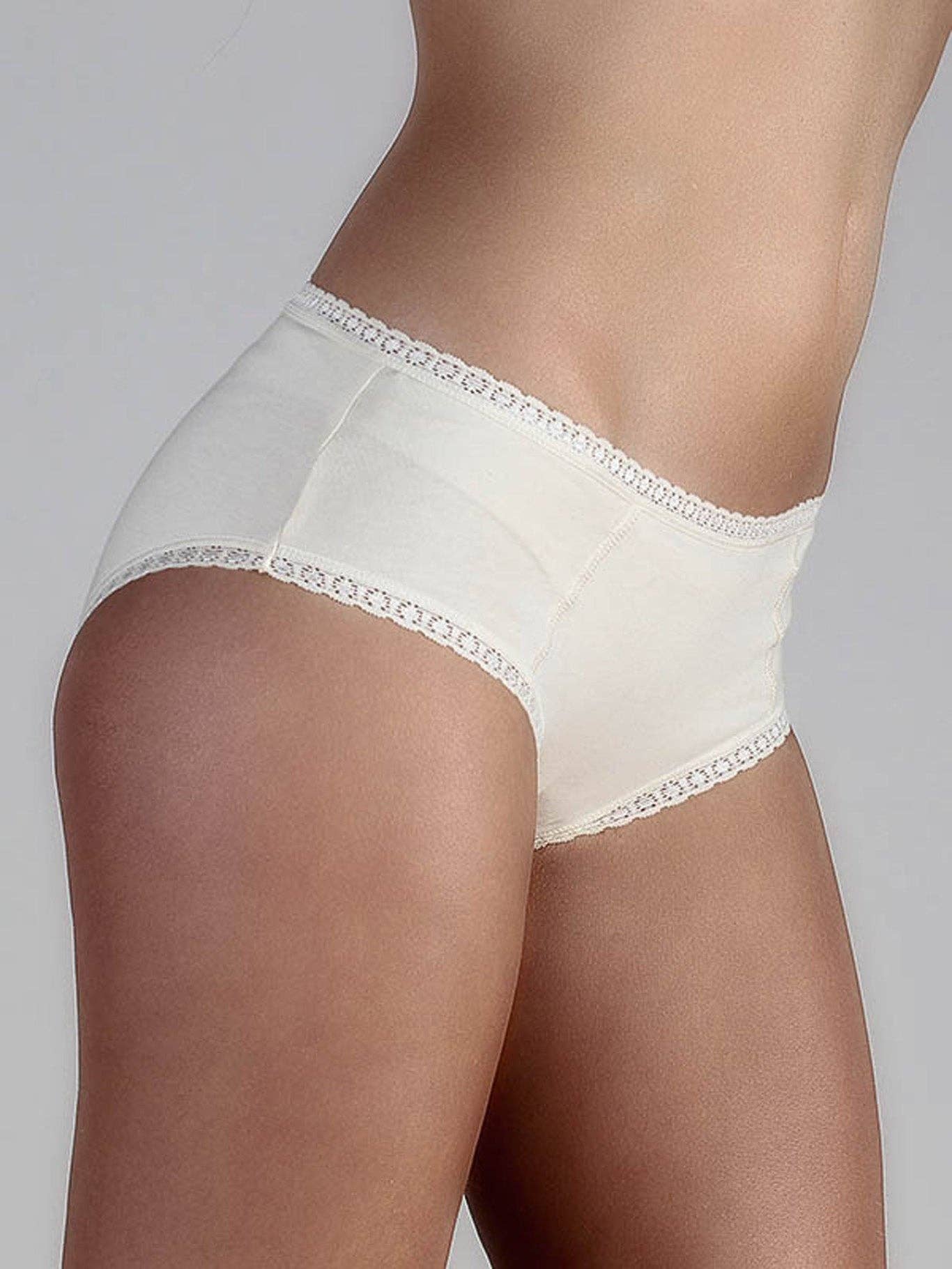 Organic Hipster Briefs with Lace - Image 5