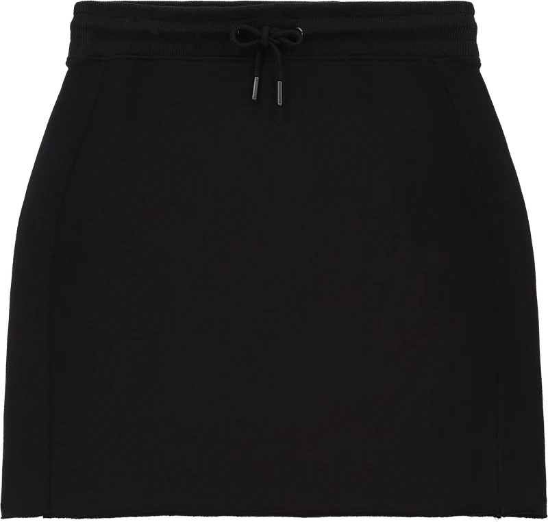 Organic Raw Hem Skirt: Womens