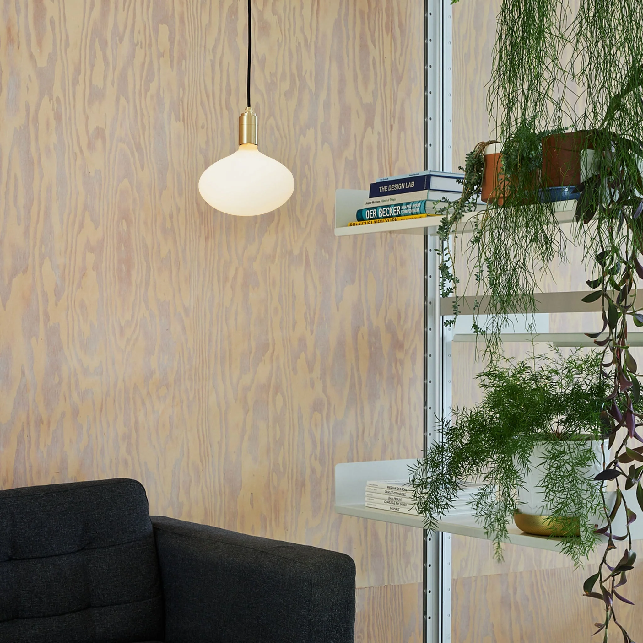Oval II Pendant Light in Graphite - Image 3