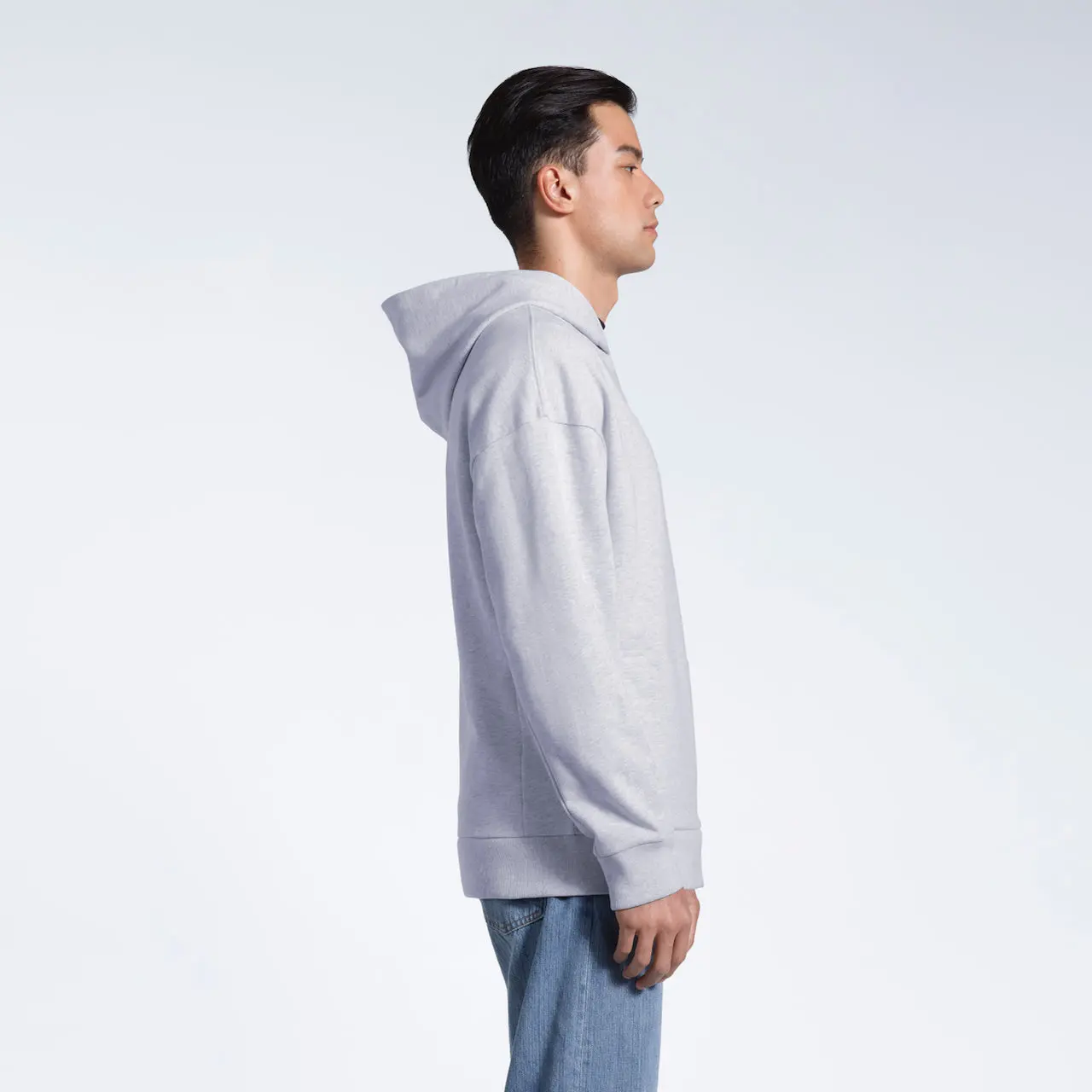 Oversized Heavyweight Mens Organic Logo Hoodie - Image 14