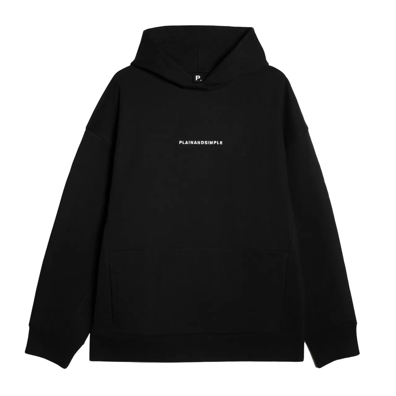 Oversized Heavyweight Mens Organic Logo Hoodie - Image 7