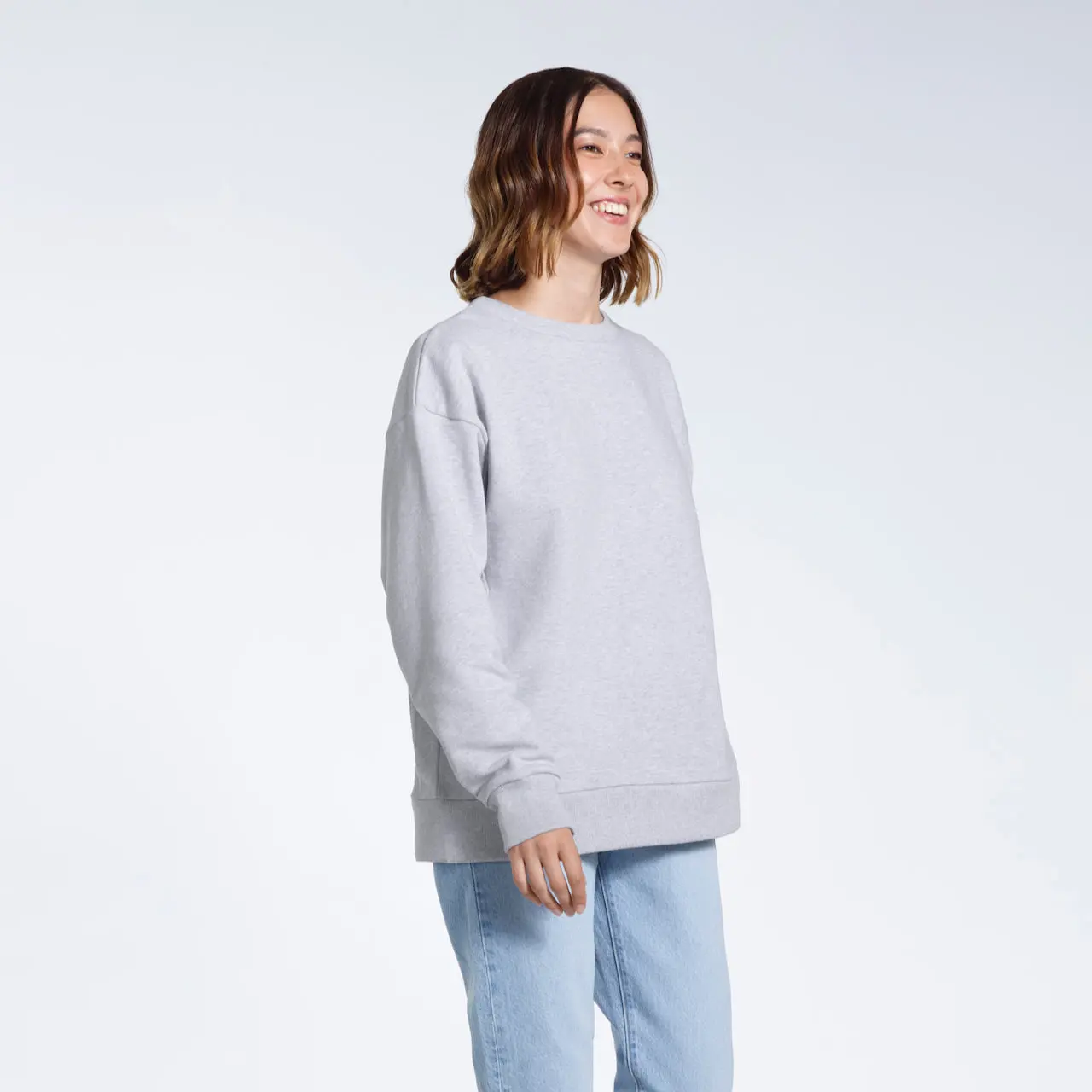 Oversized Women's Organic Sweatshirt - Image 13
