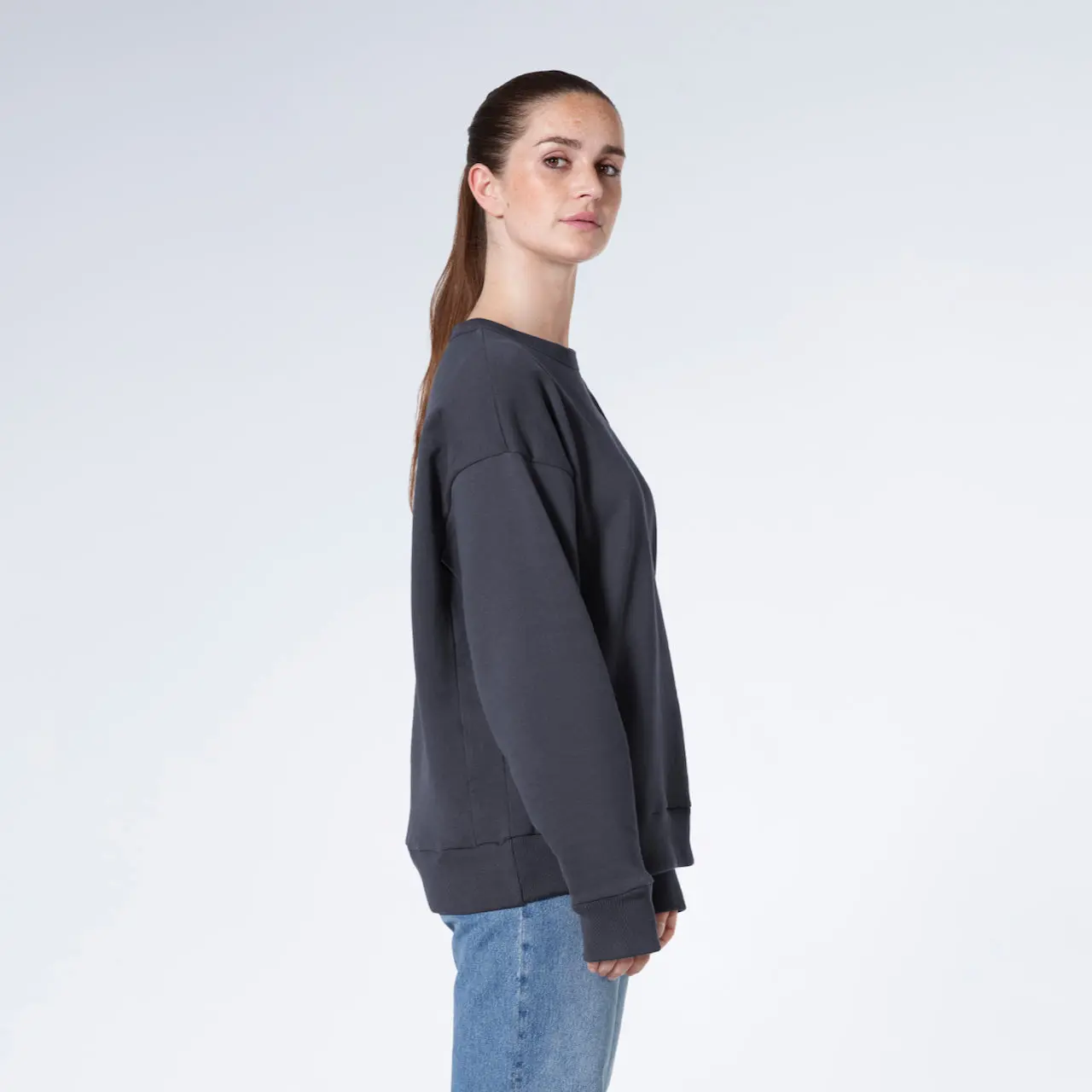 Oversized Women's Organic Sweatshirt - Image 31