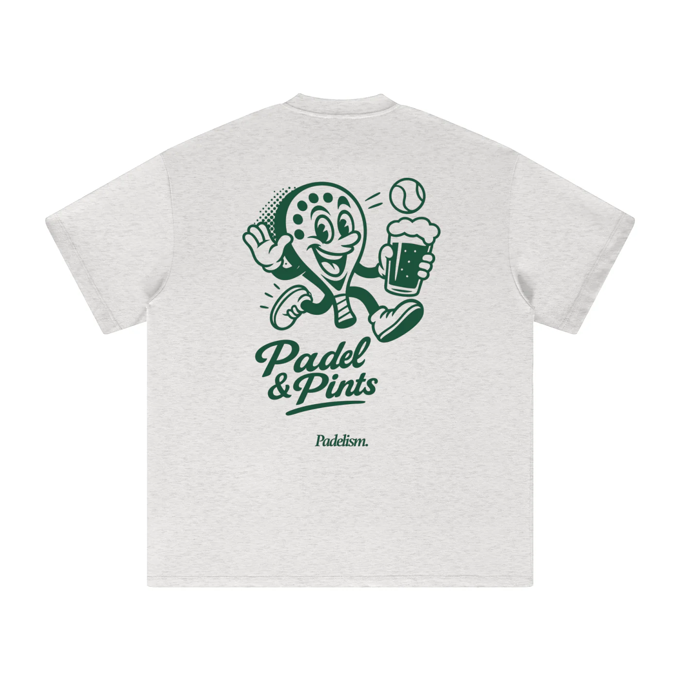 Padel & Pints - Heavyweight T-Shirt - Image 4