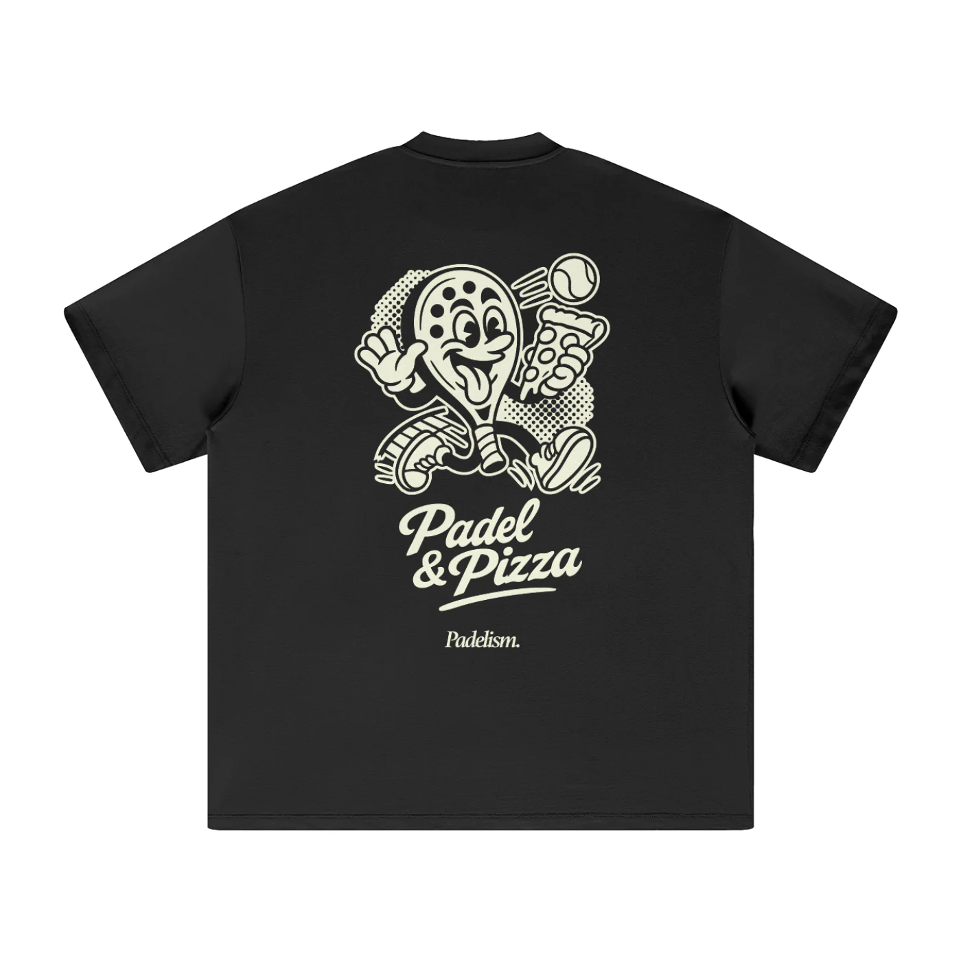 Padel & Pizza - Heavyweight T-Shirt - Image 2