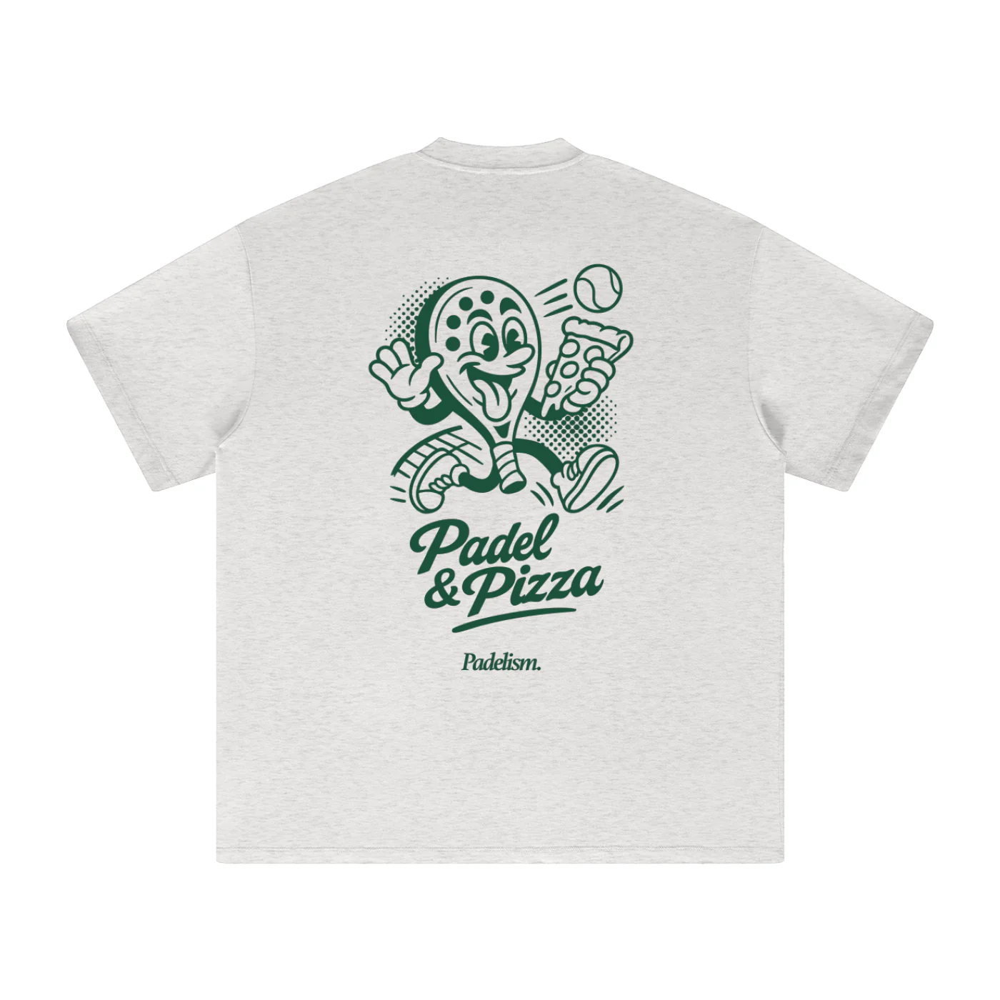 Padel & Pizza - Heavyweight T-Shirt - Image 5