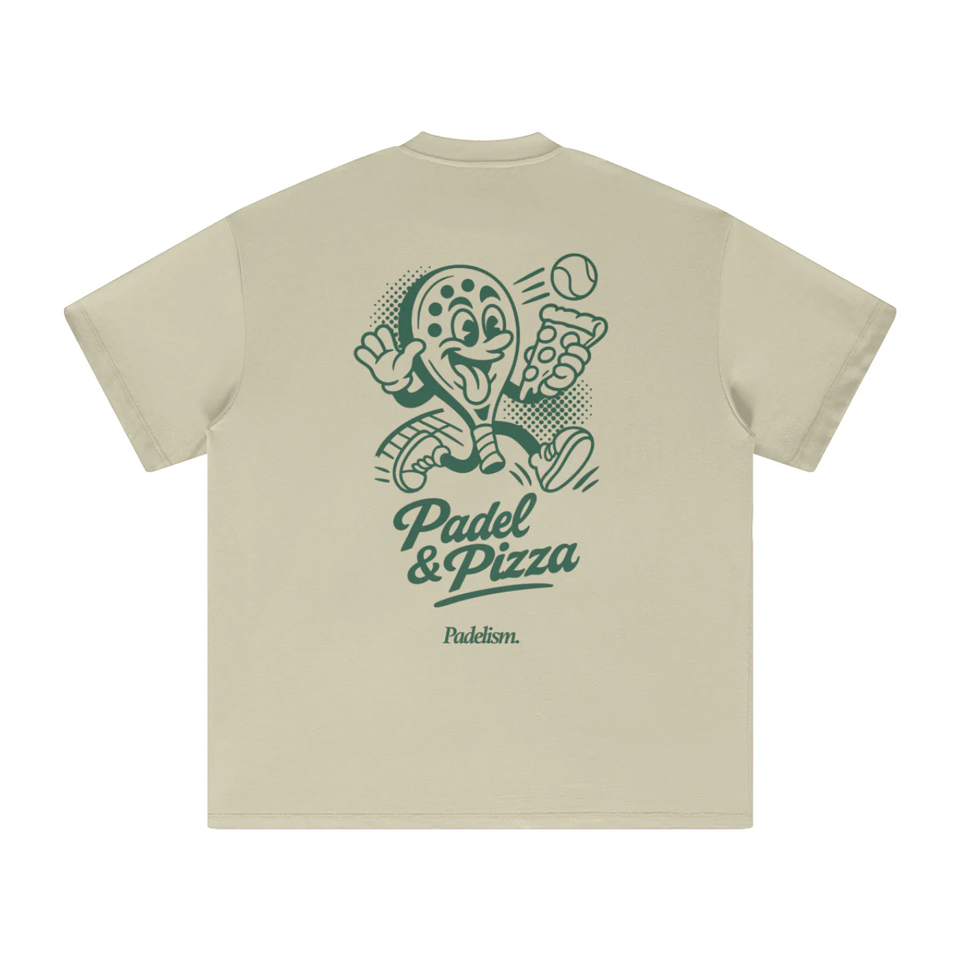 Padel & Pizza - Heavyweight T-Shirt - Image 6