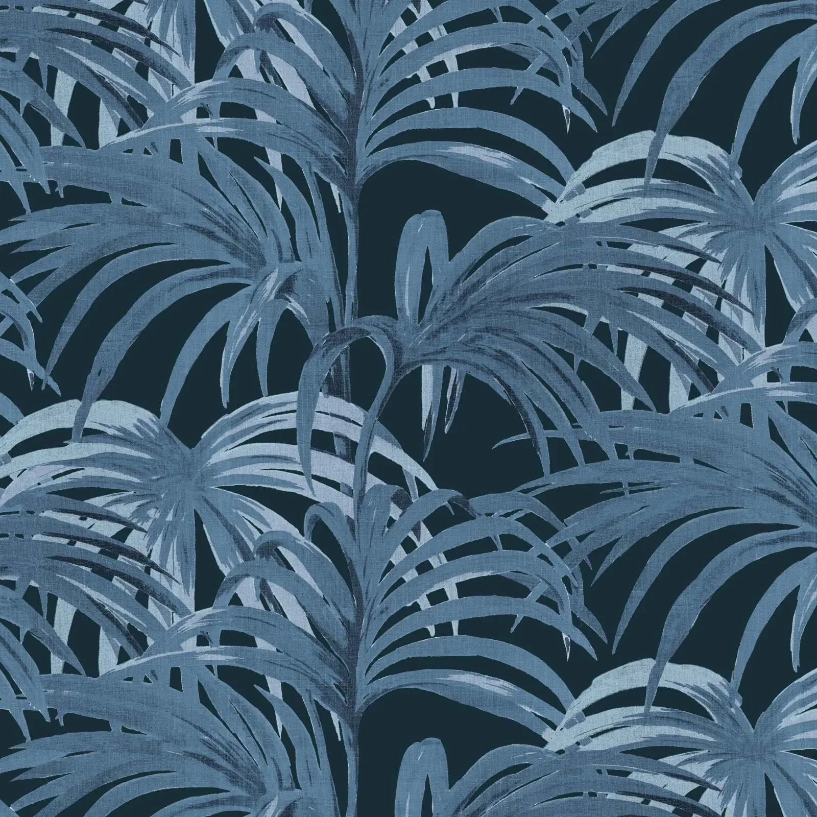 PALMERAL Wallpaper - Midnight and Azure