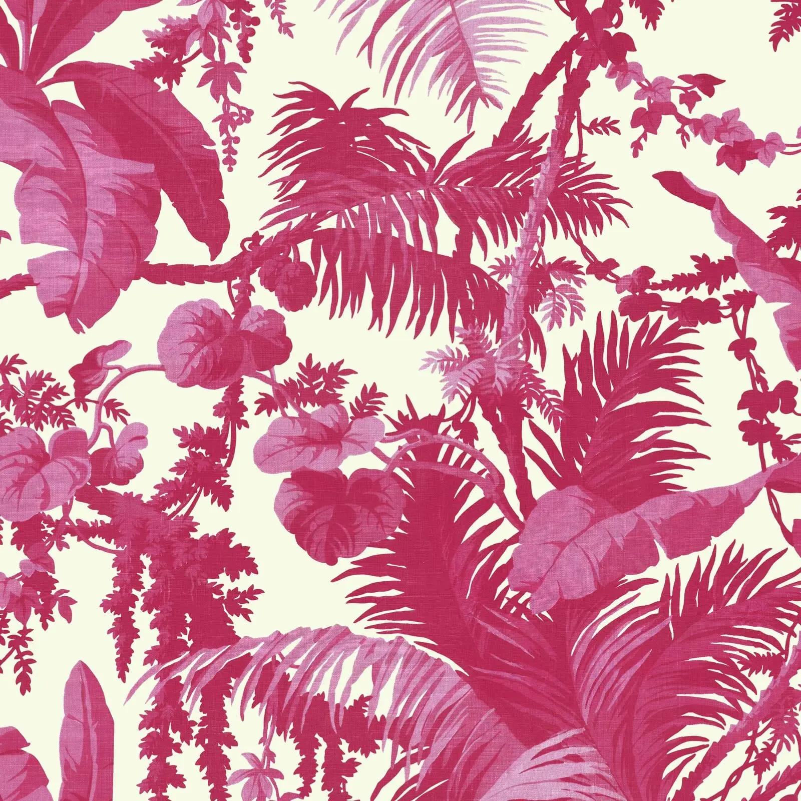 PAMPAS Wallpaper - Off White & Azalea