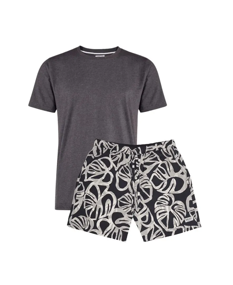 Panama Mens Pyjama Shorts Set - Image 13