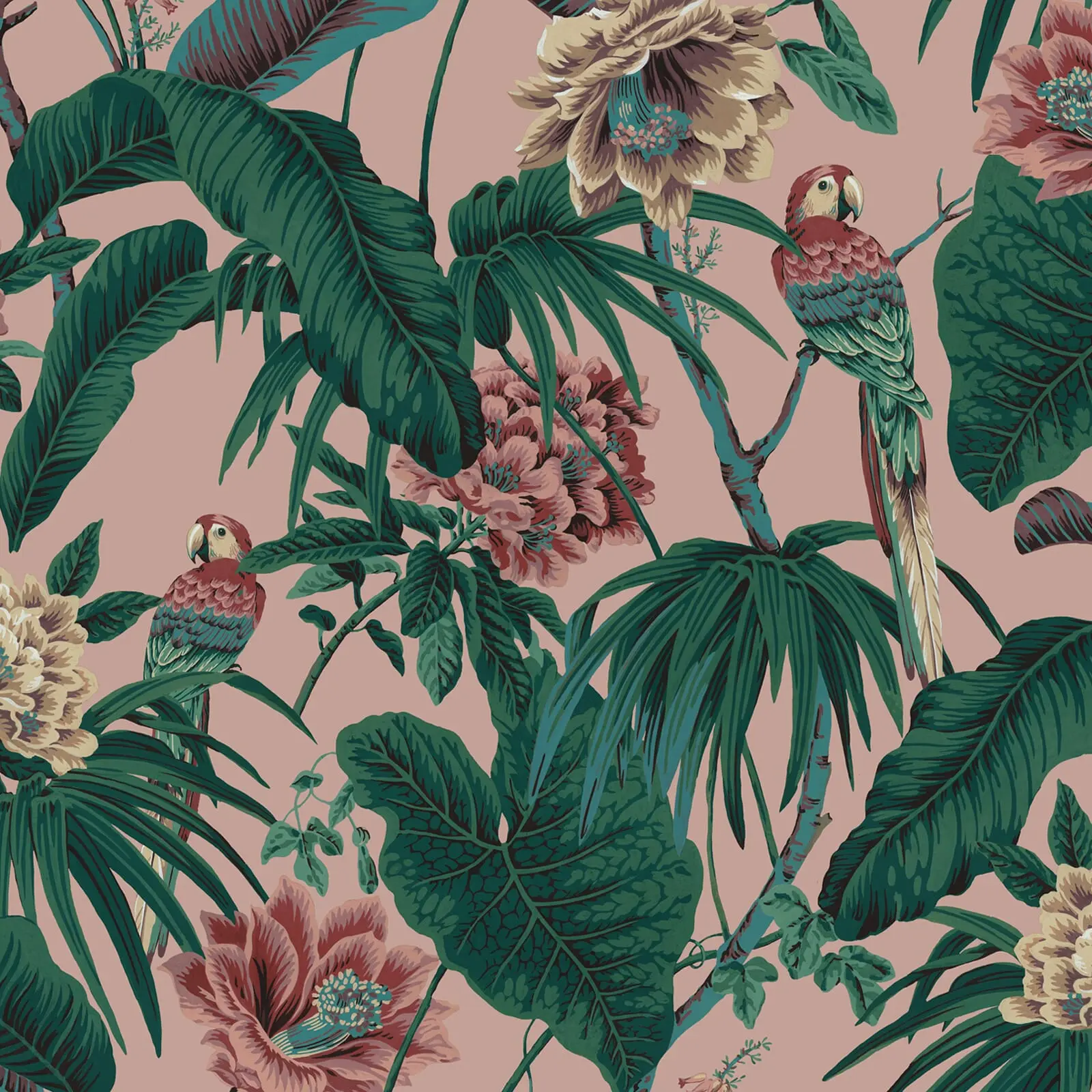 PARADISA Wallpaper - Tourmaline Pink