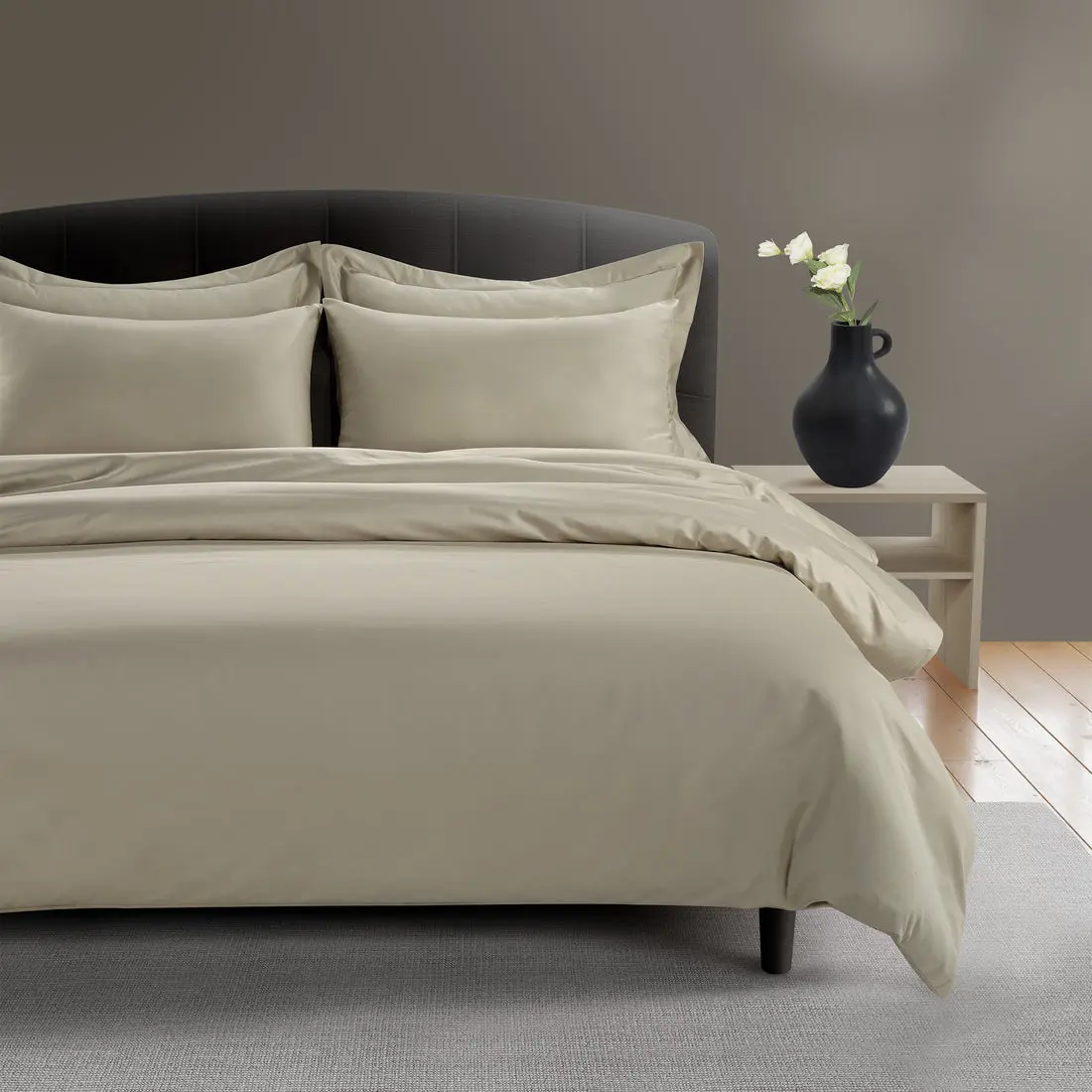 Oatmeal Peaceful Empress Duvet Cover - Image 2