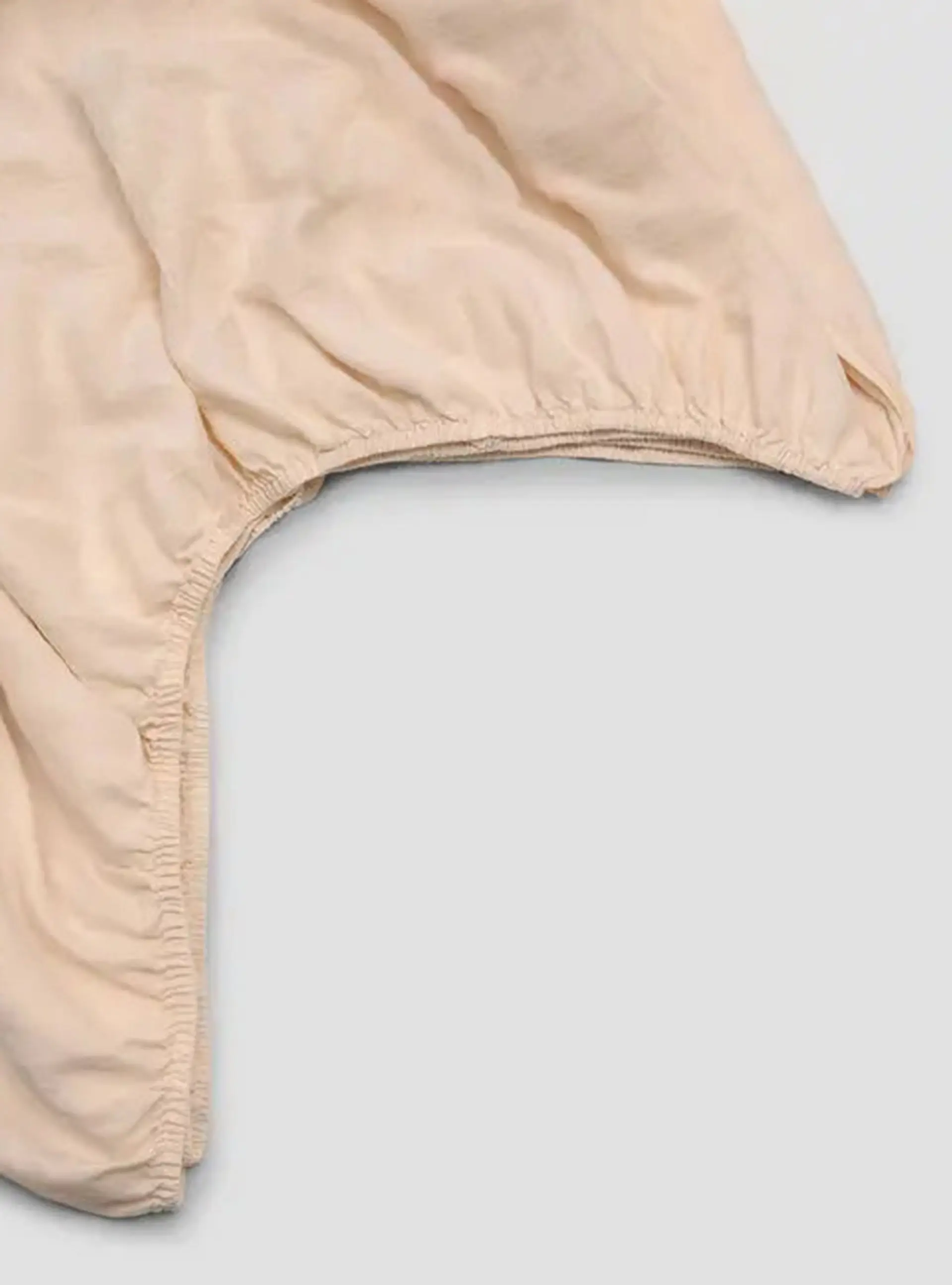 Pearl Linen Fitted Sheet