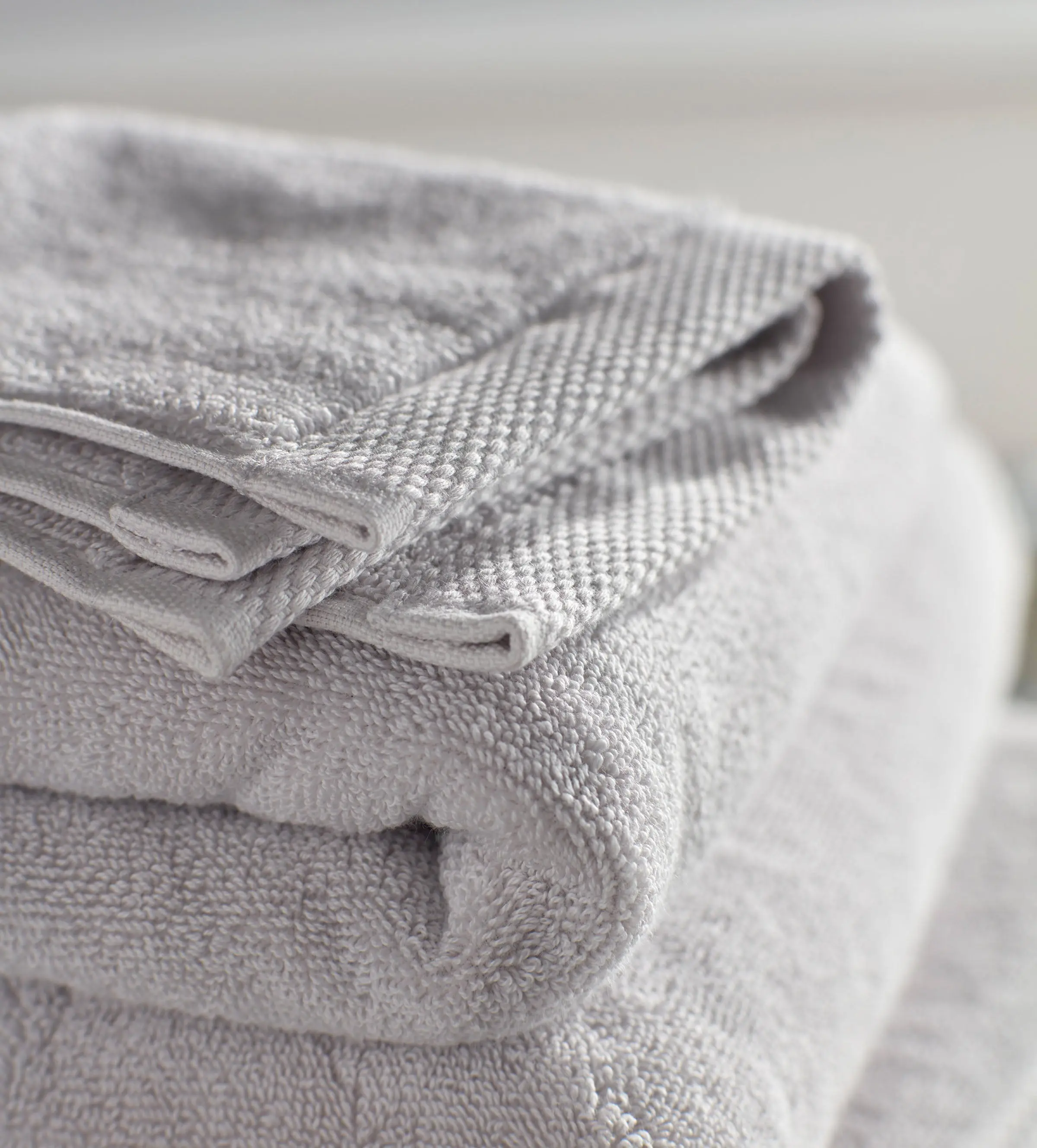 Pebble Grey Luxury Organic 100% Cotton Towels