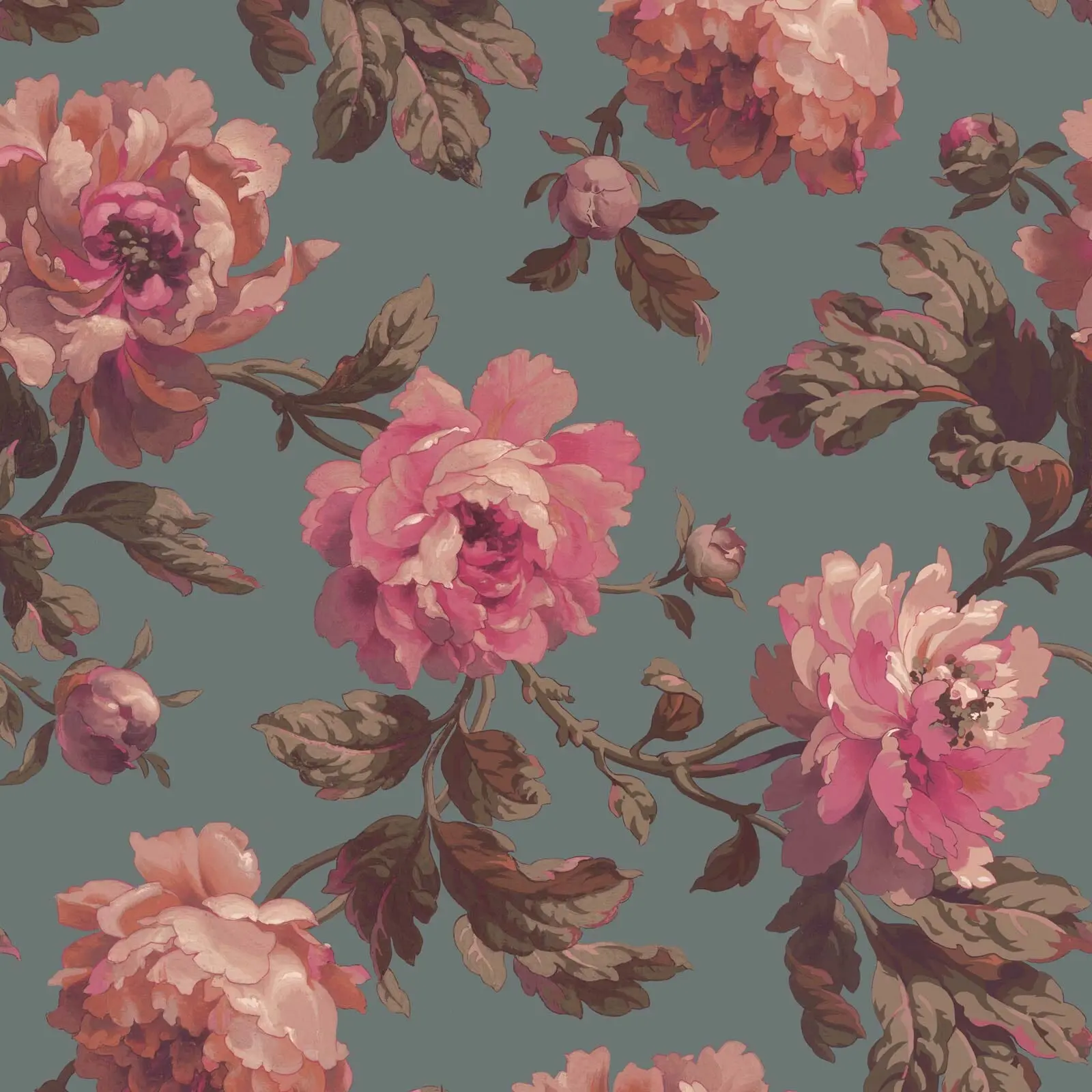 PEONEDEN Wallpaper - Chinois Green