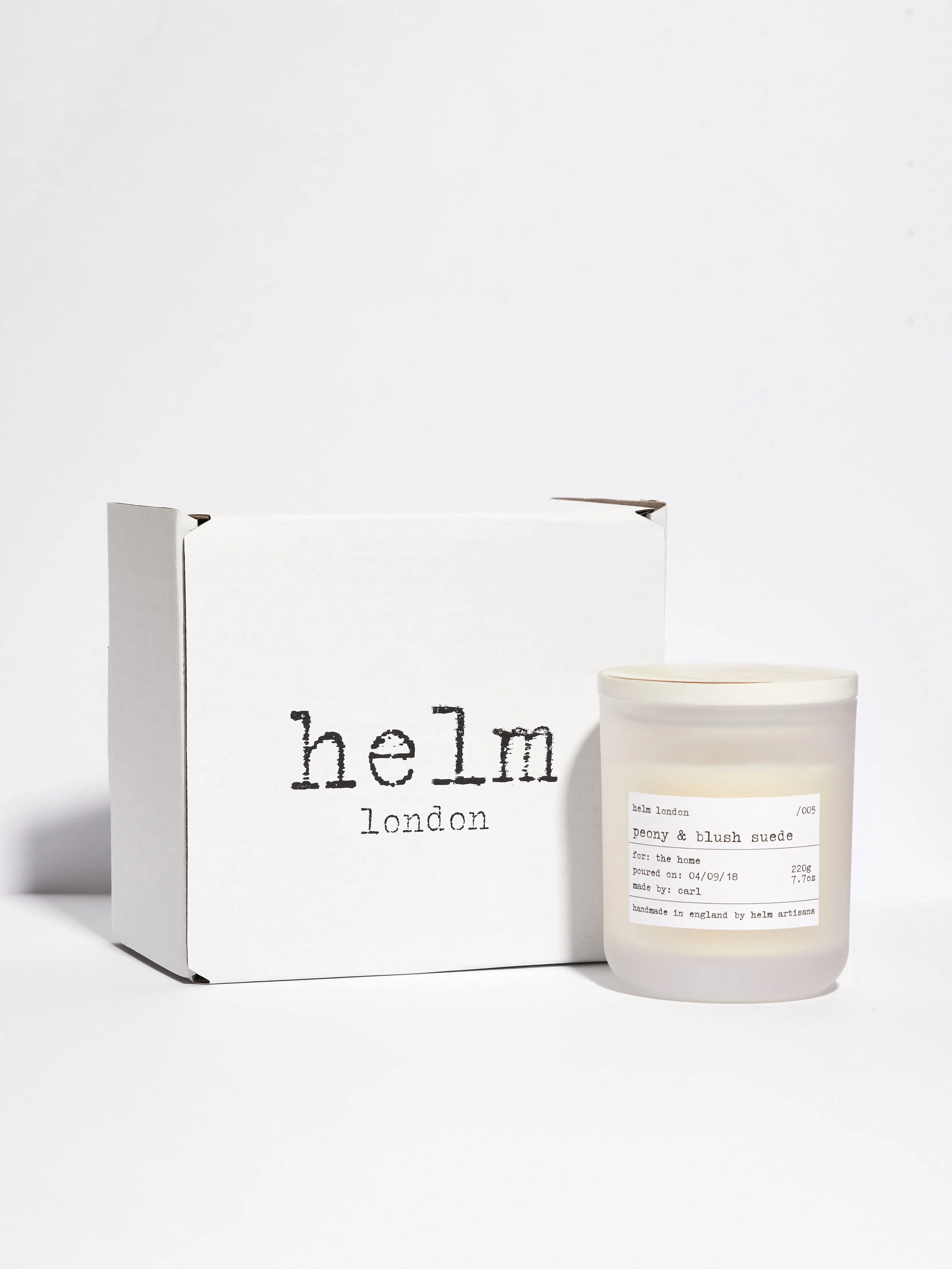 Peony & Blush Suede Luxury Candle - Image 5