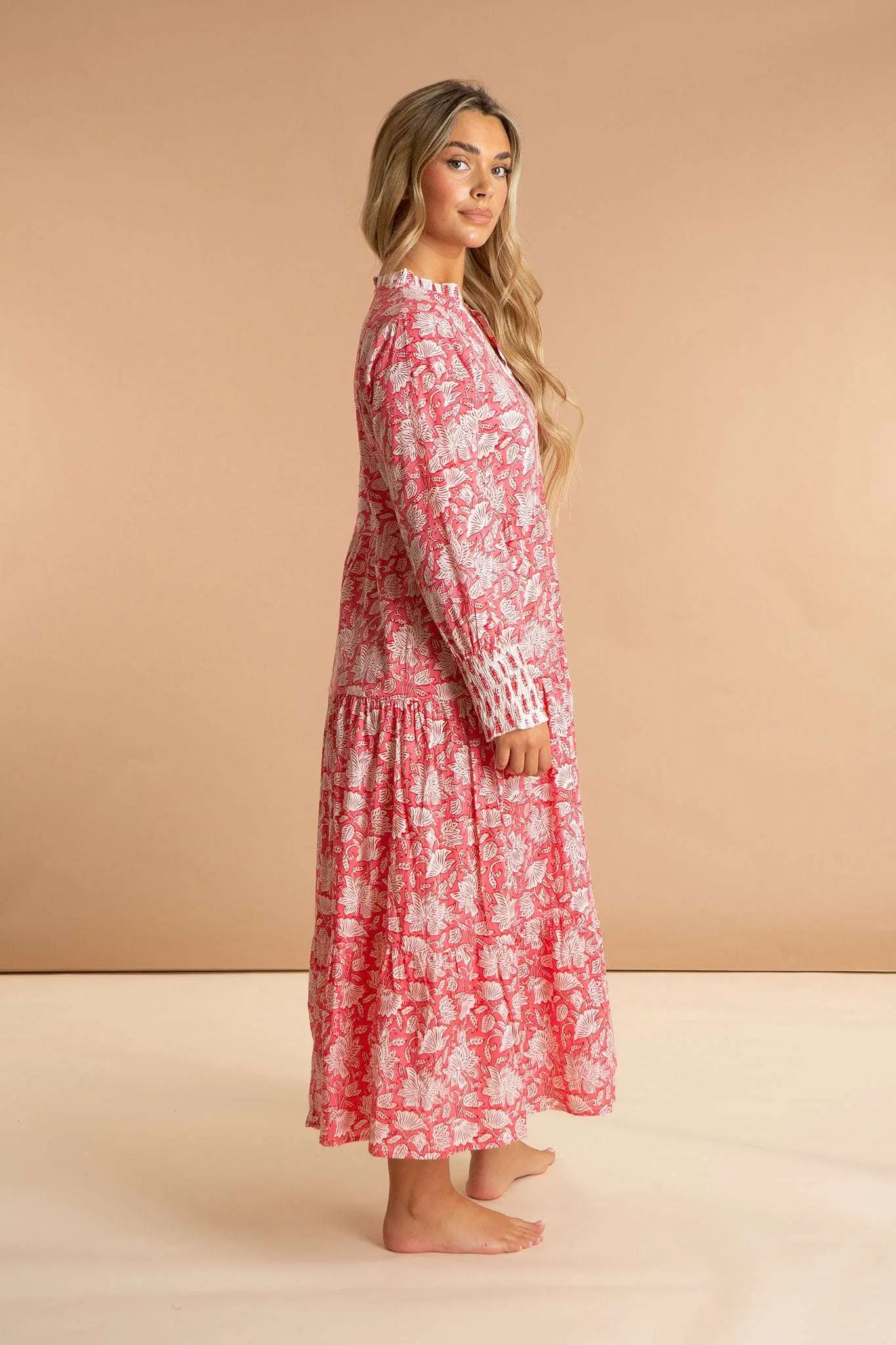 Peony Paisley Cotton Dress - Image 2
