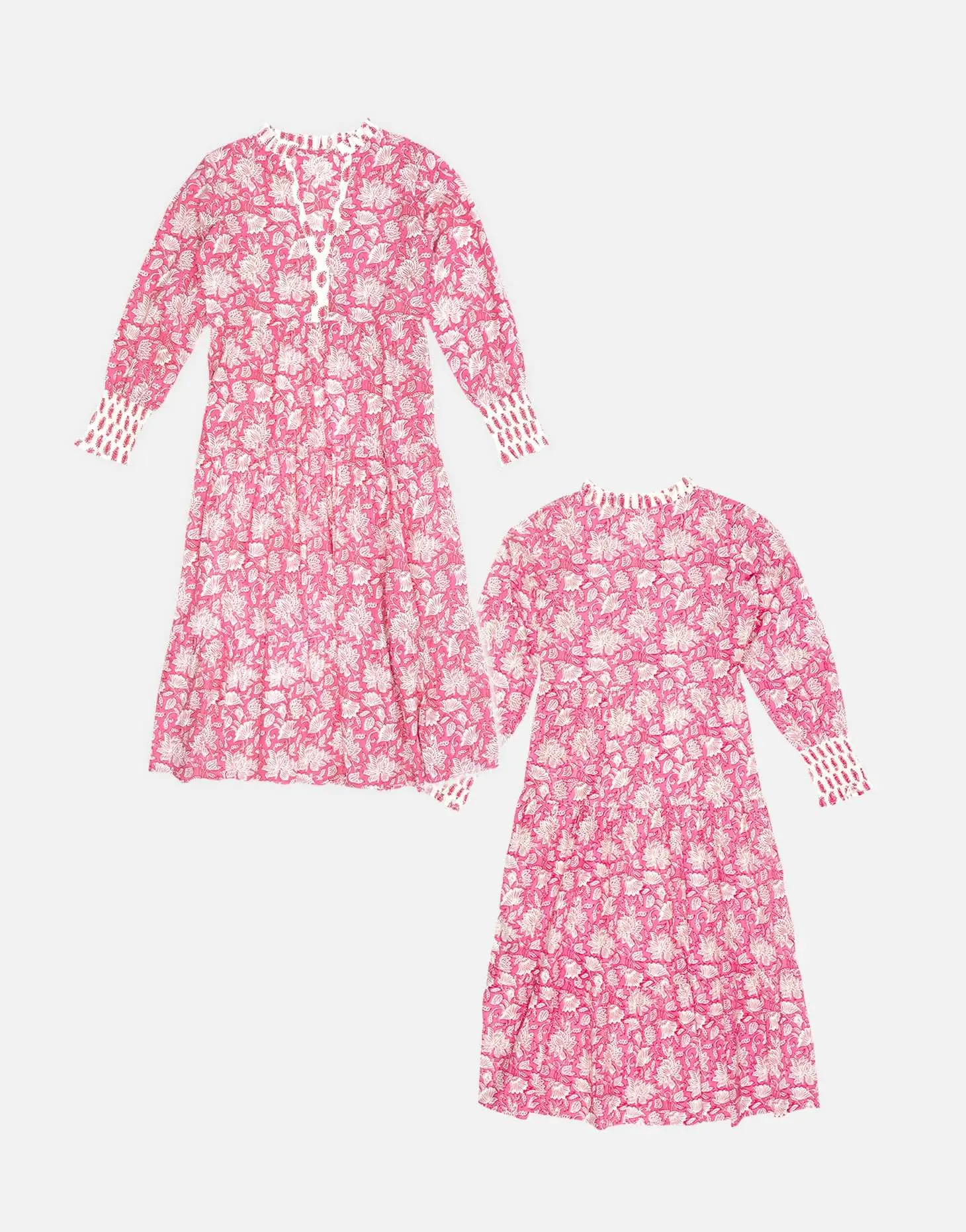 Peony Paisley Cotton Dress - Image 6