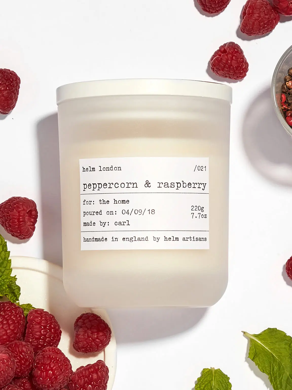 Peppercorn & Raspberry Luxury Candle
