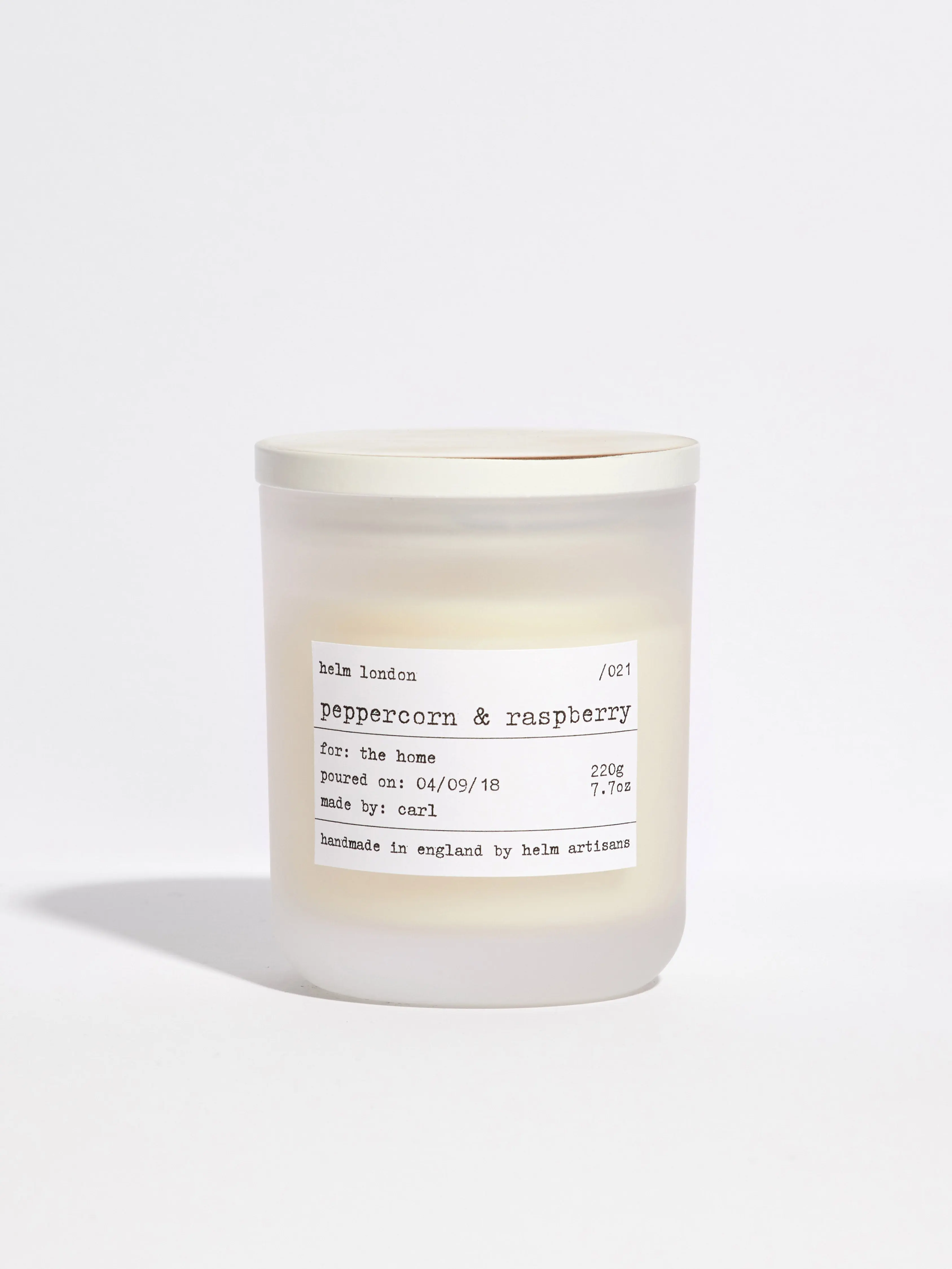Peppercorn & Raspberry Luxury Candle - Image 2