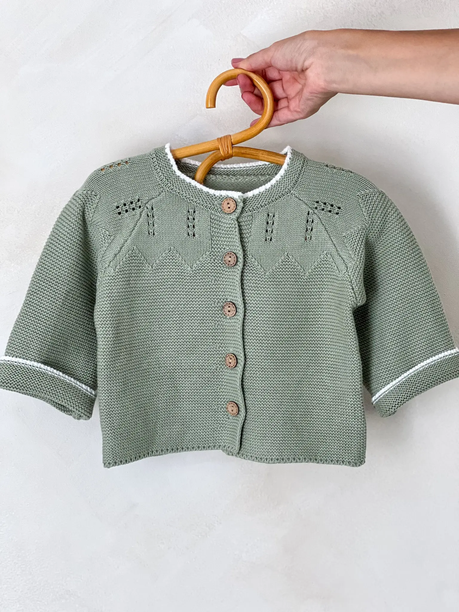 Personalised Baby Knit Cardigan - Image 3