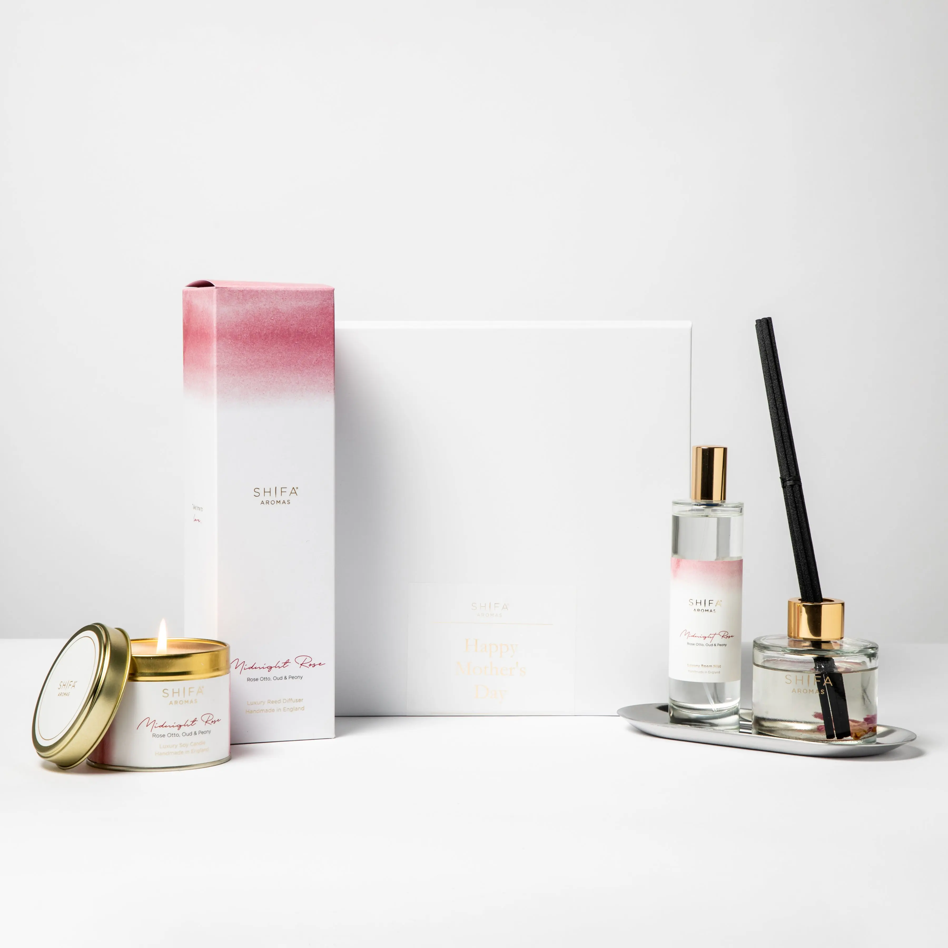Personalised Luxury Hamper | Midnight Rose Fragrance - Image 2
