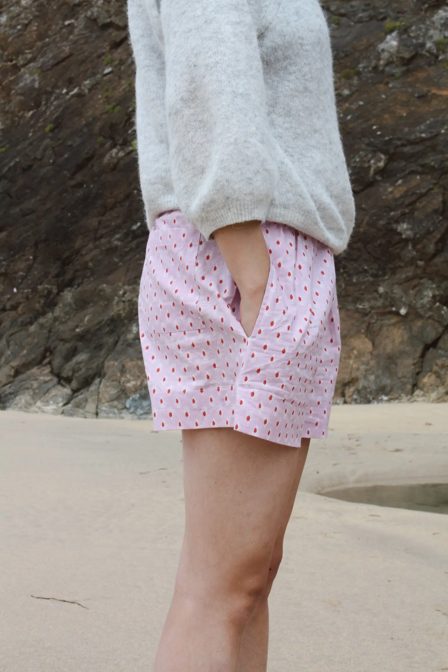 Pink 'Boxer' Shorts - Image 3