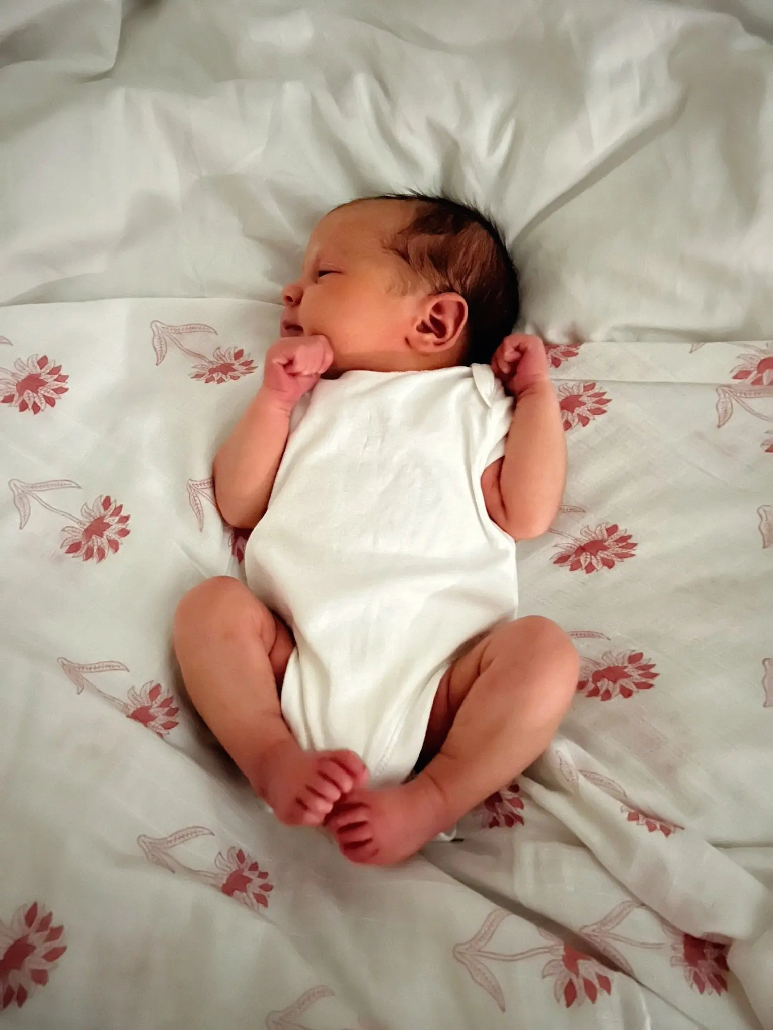 Pink Butti Organic Cotton Baby Swaddle - Image 3