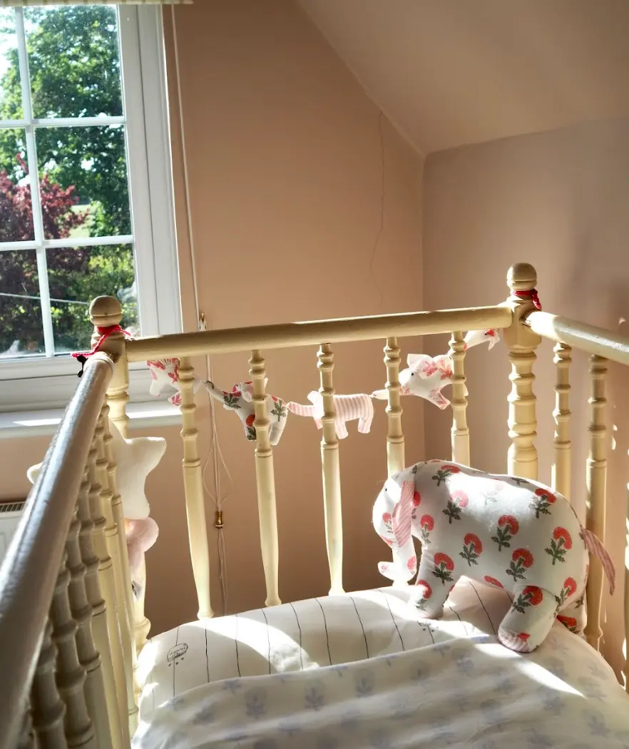 Pink Elephant Nursery Bunting - 5 Elephants - Image 4