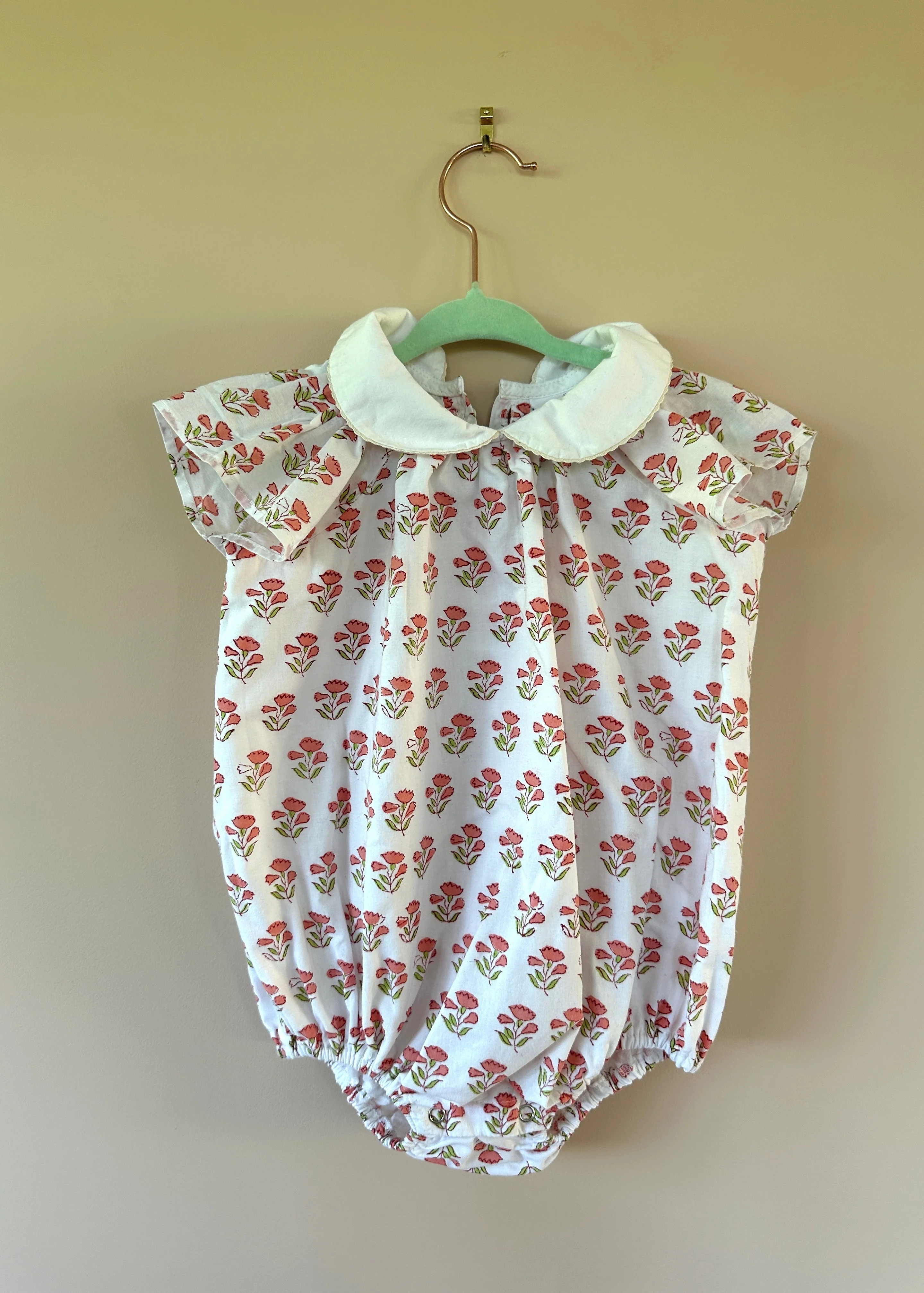 Pink Floral Romper - Image 2