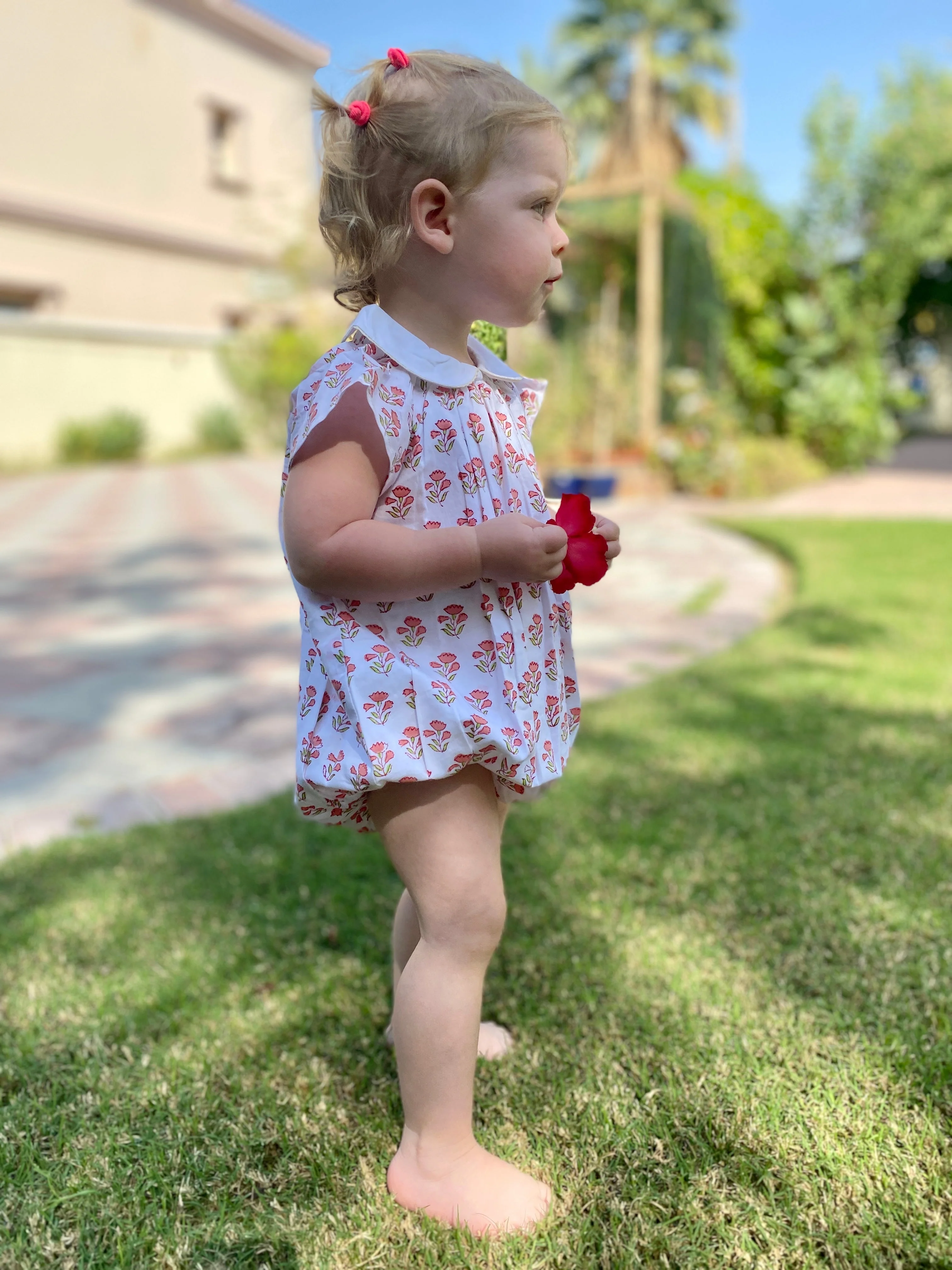 Pink Floral Romper - Image 4