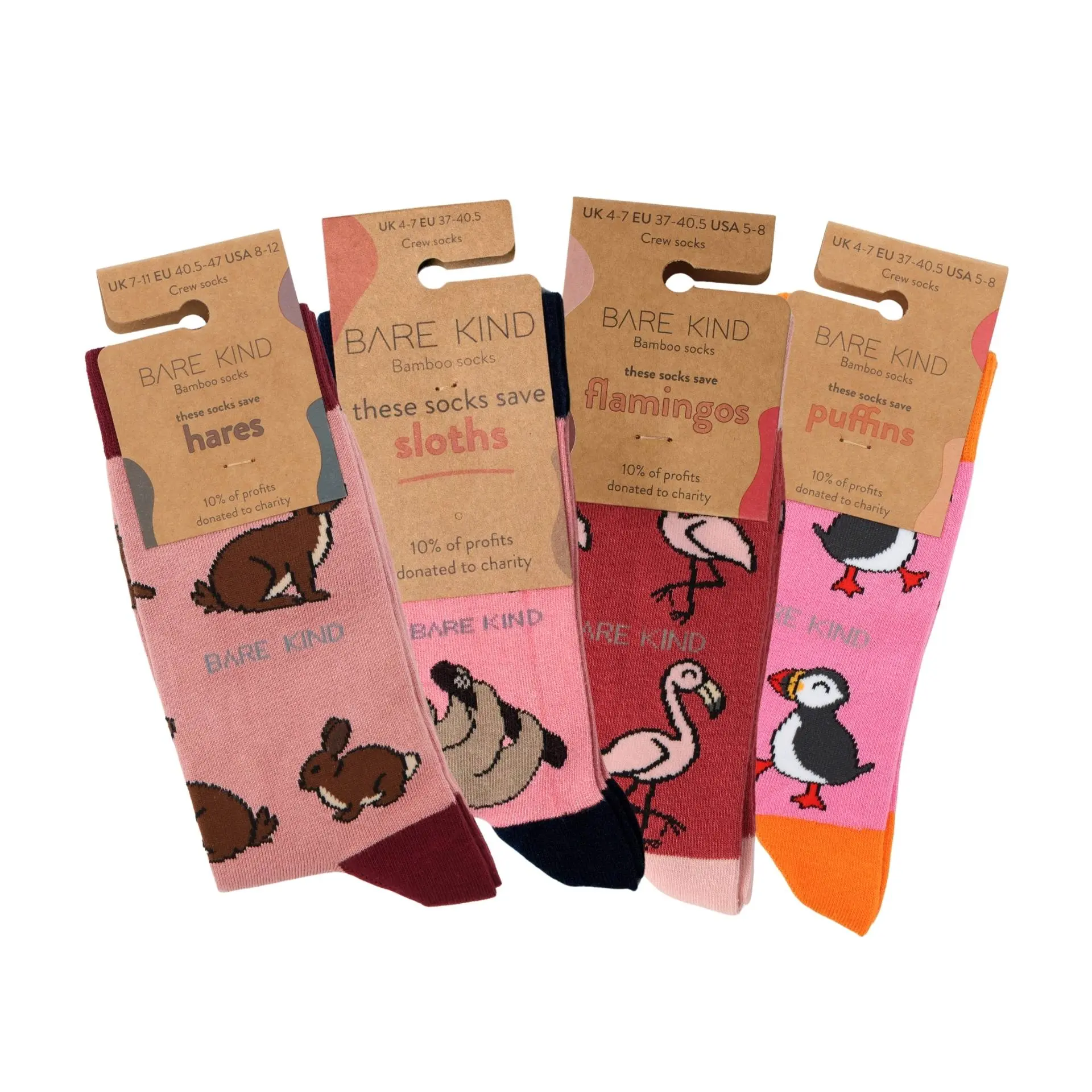 Pink Lover 4 Bamboo Sock Set - Image 2