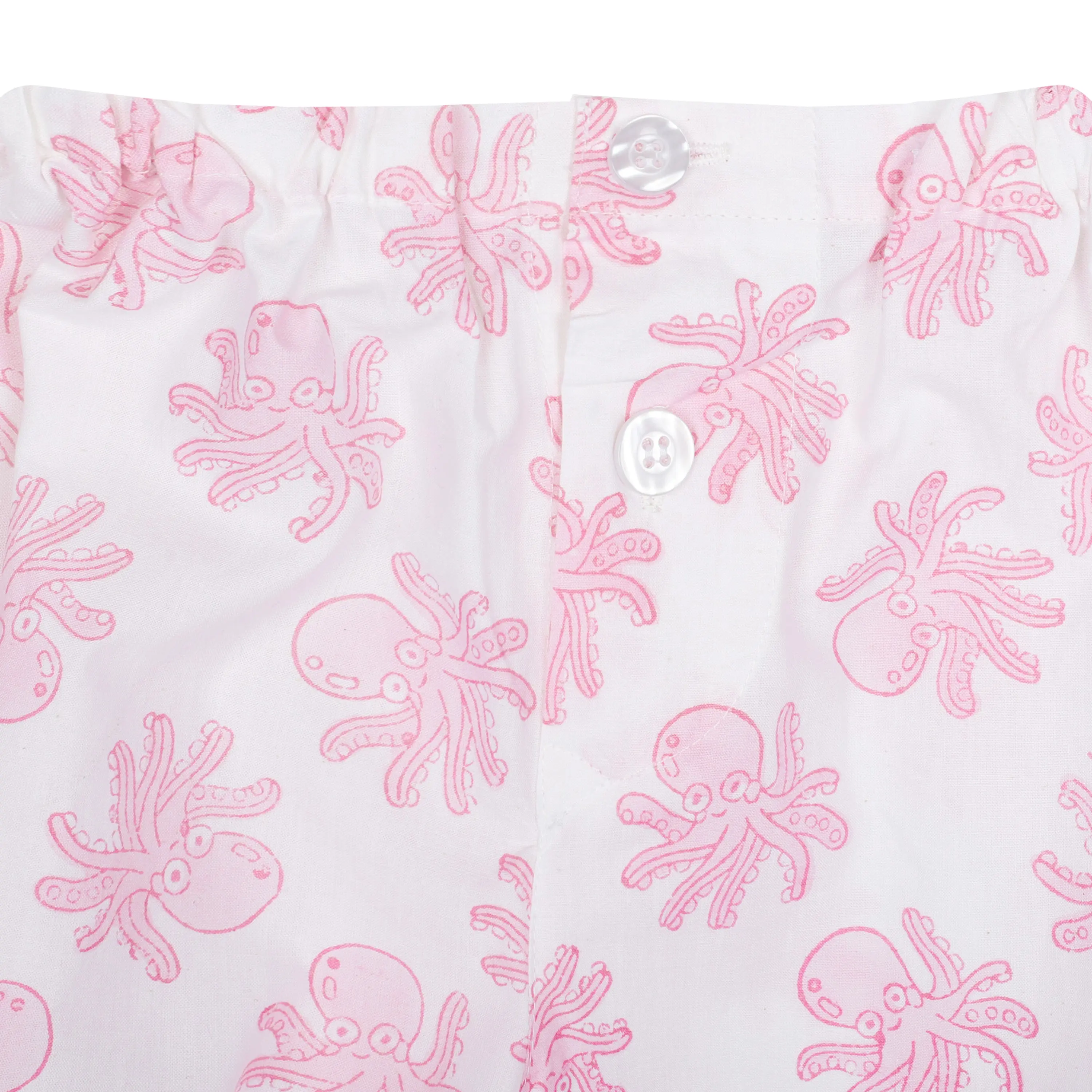 Pink Octopus Children's Pyjamas - Image 2