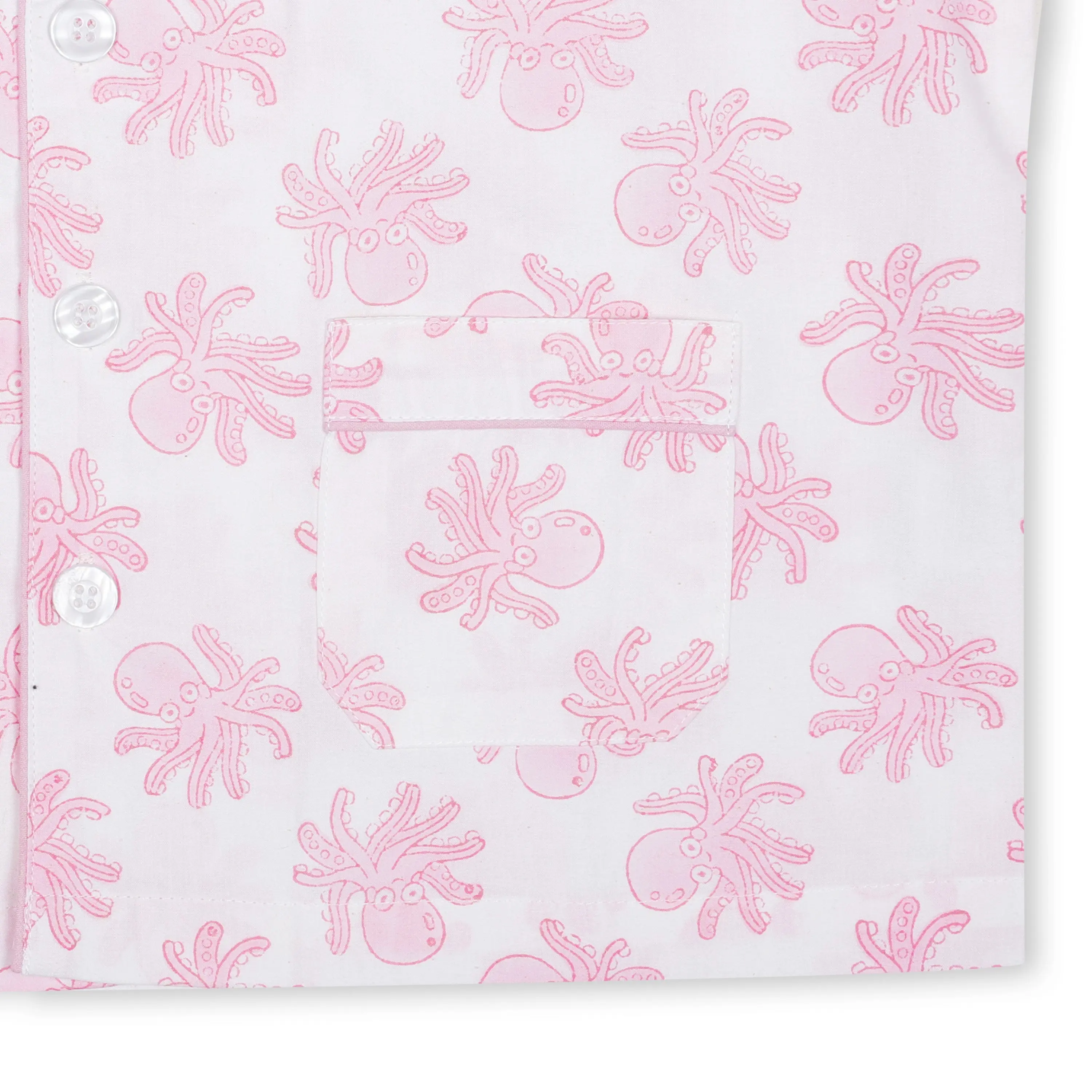 Pink Octopus Children's Pyjamas - Image 3