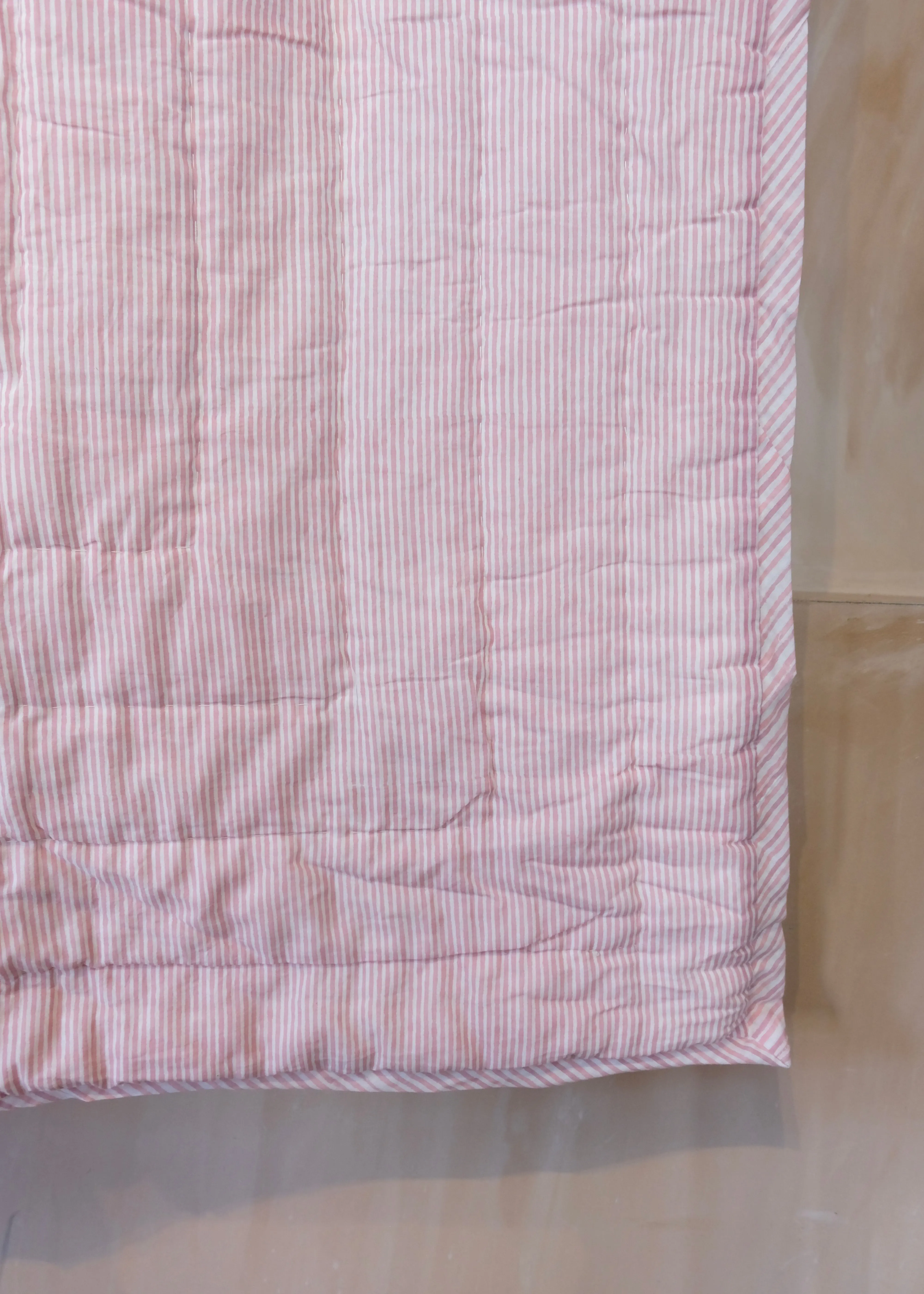 Pink Organic Cotton Toddler Quilt - Image 5