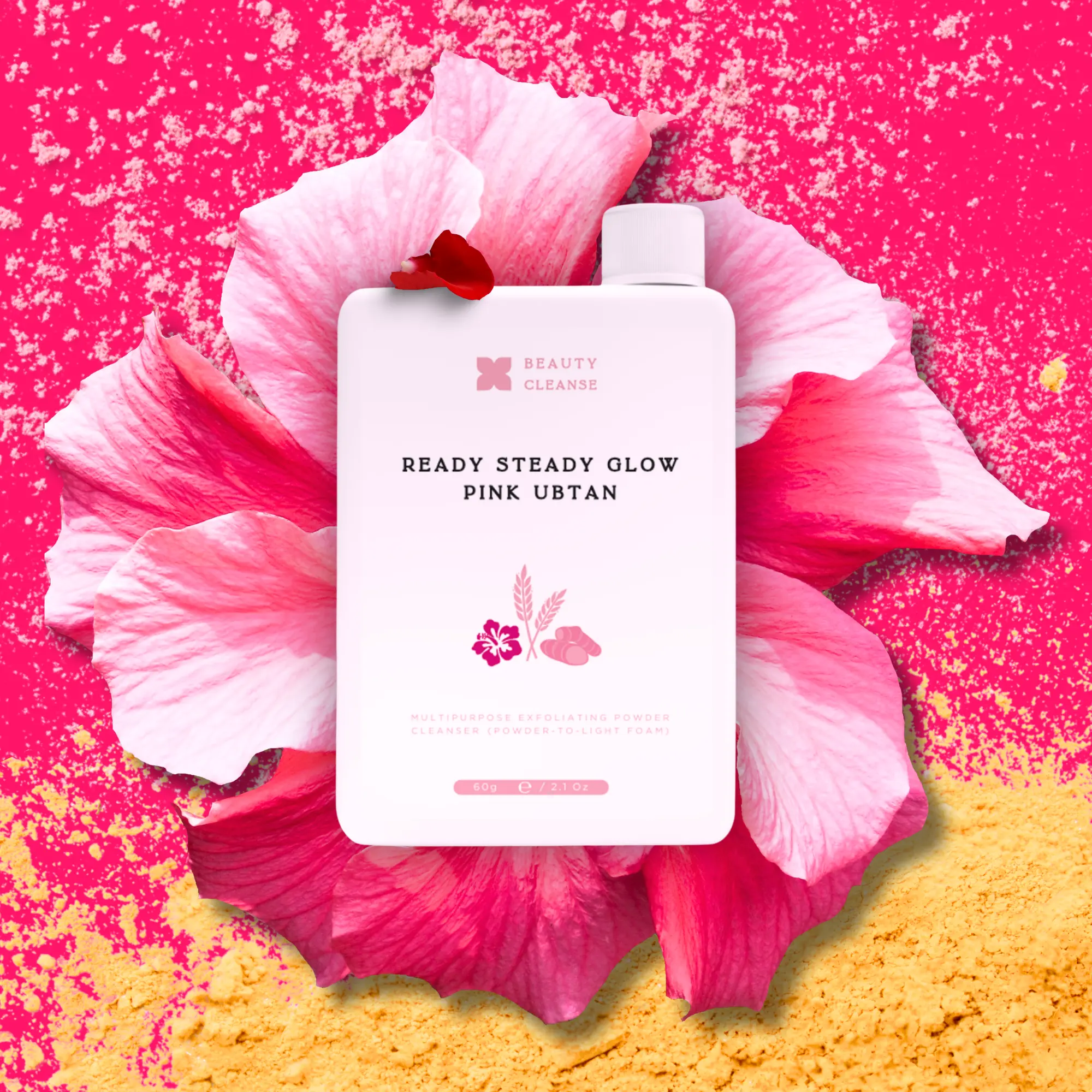Pink Ubtan | Vegan Powder Cleanser & Face Mask - Image 5
