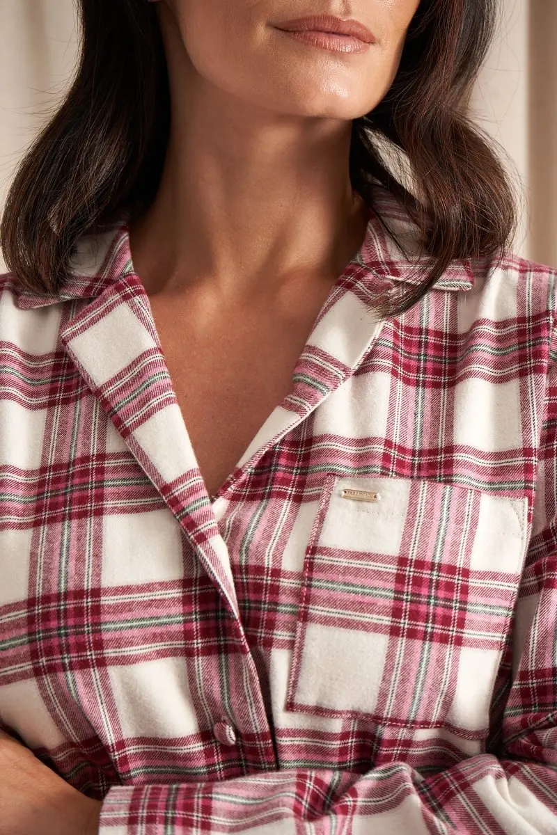 Plaid Pyjama Set in Stone - Image 2