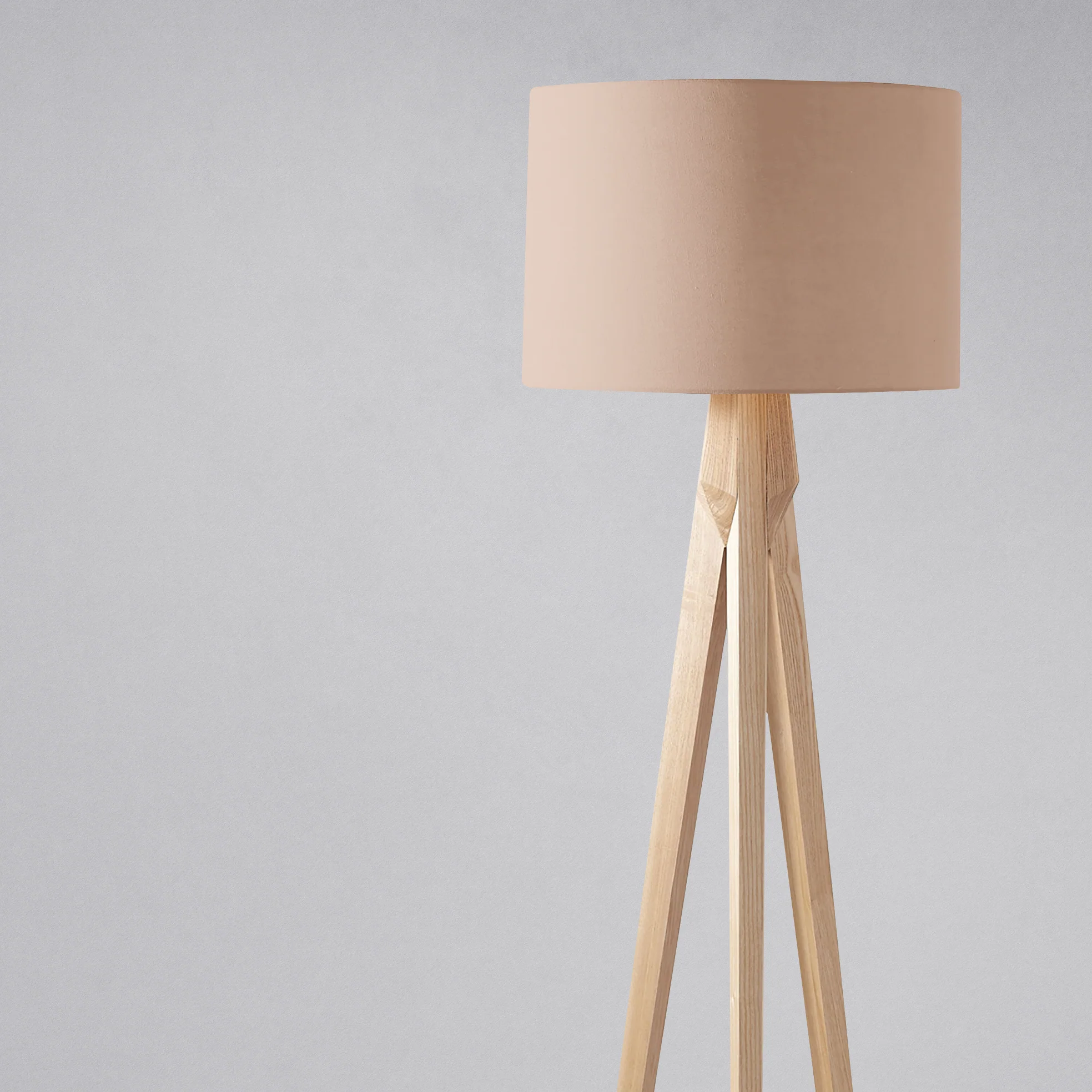 Plain Cappuccino Lampshade, Taupe Ceiling or Table Lamp Shade - Image 2
