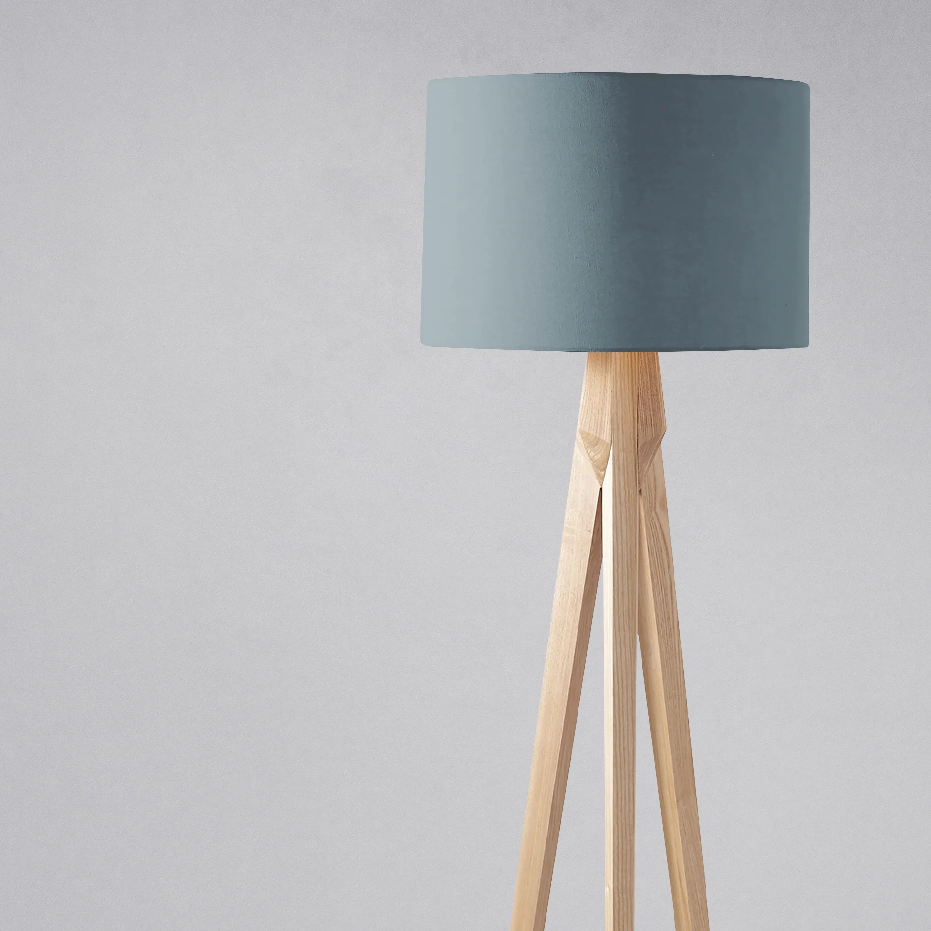 Plain Petrol Blue Lampshade,  Ceiling or Table Lamp Shade - Image 2