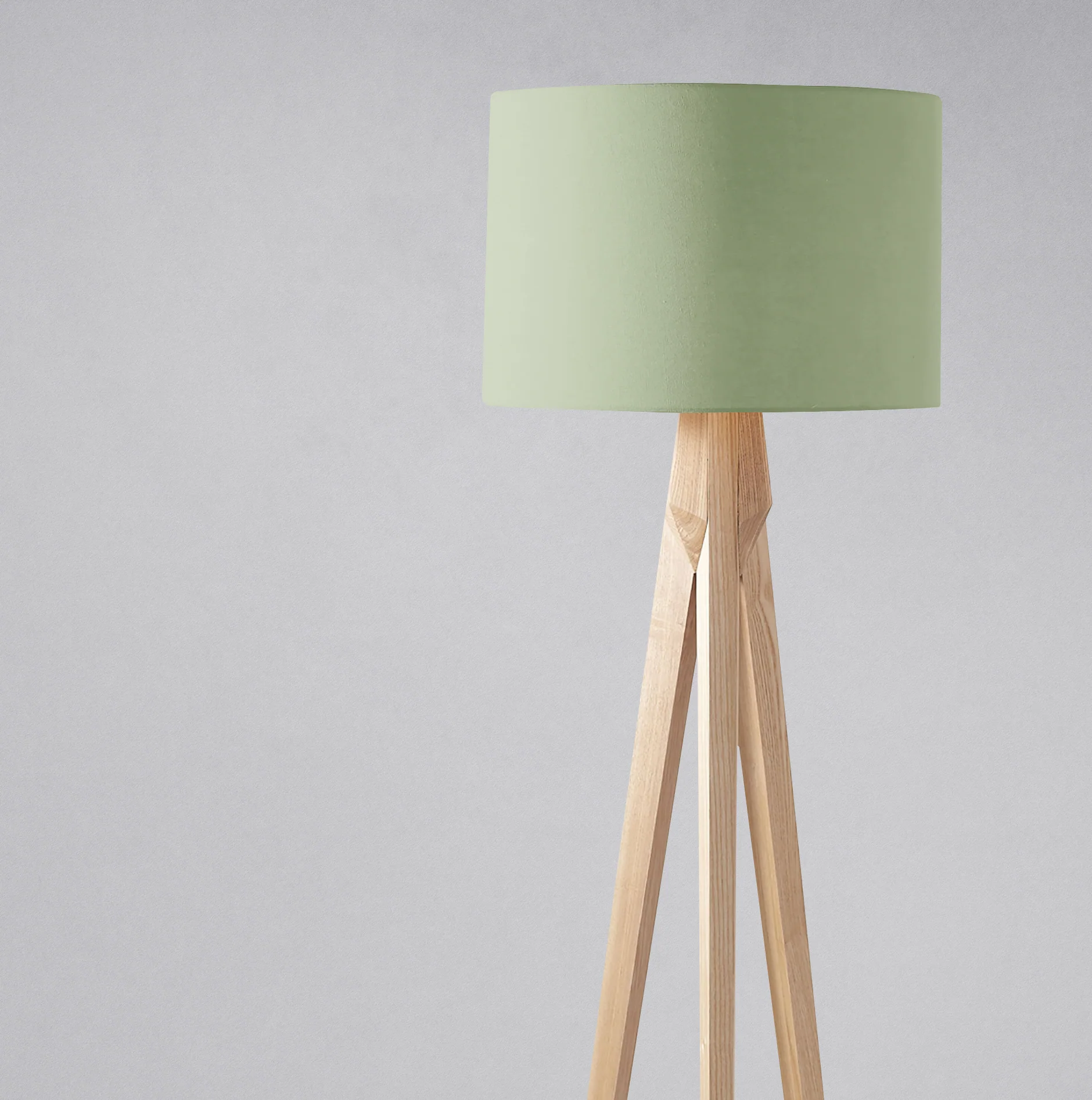Plain Sage Green Lampshade, Ceiling or Table Lamp Shade - Image 2