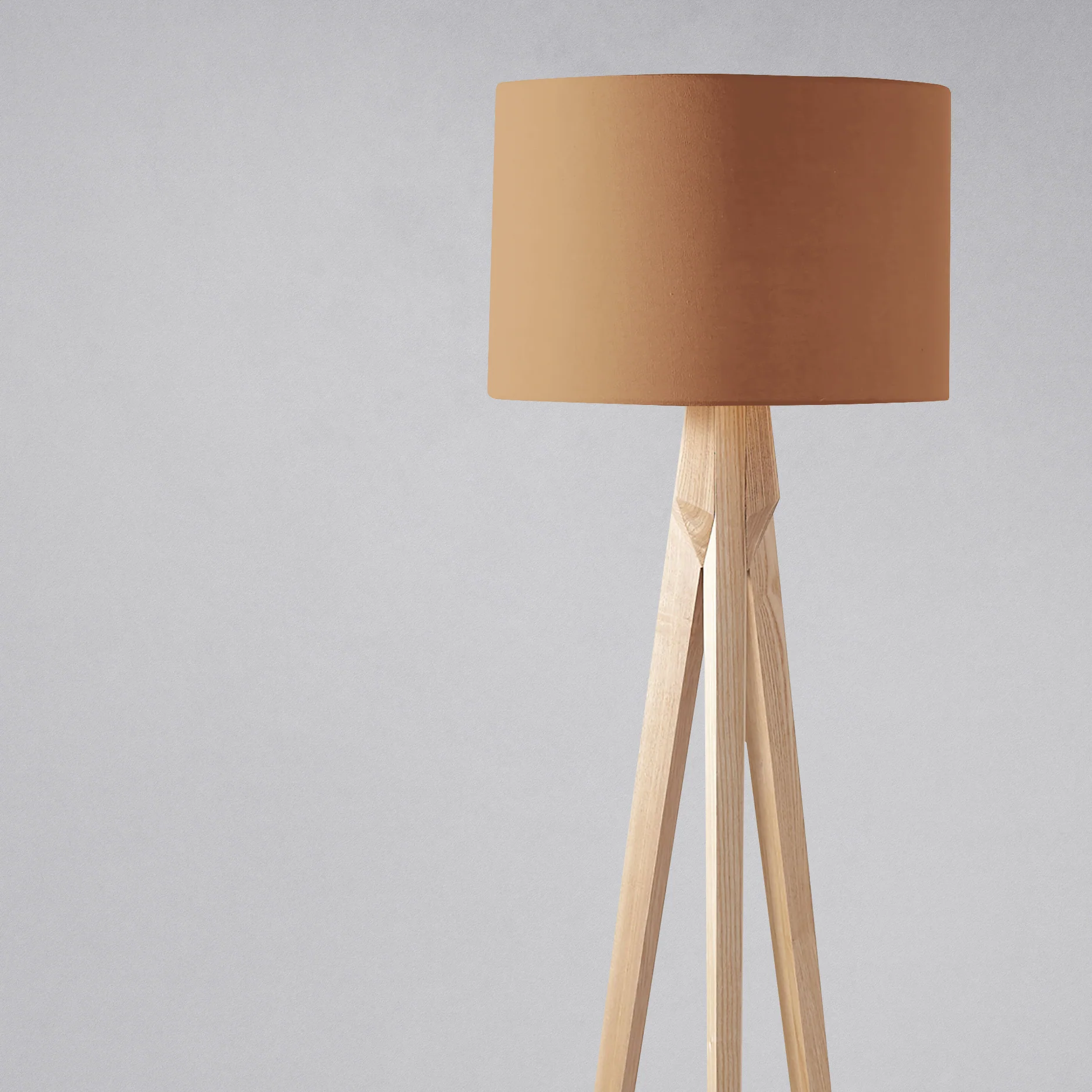 Plain Toffee Lampshade, Brown Ceiling or Table Lamp Shade - Image 2