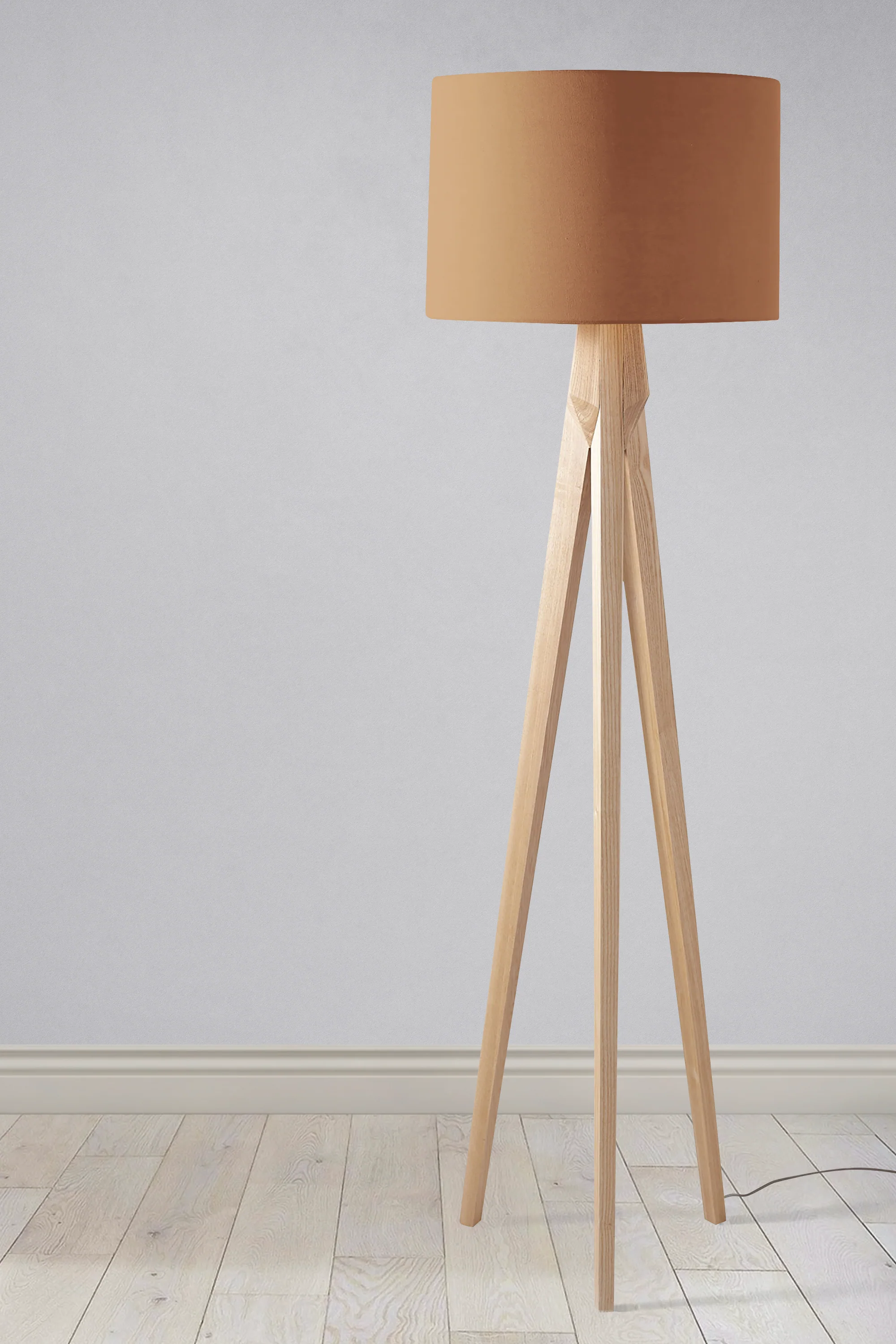 Plain Toffee Lampshade, Brown Ceiling or Table Lamp Shade - Image 3