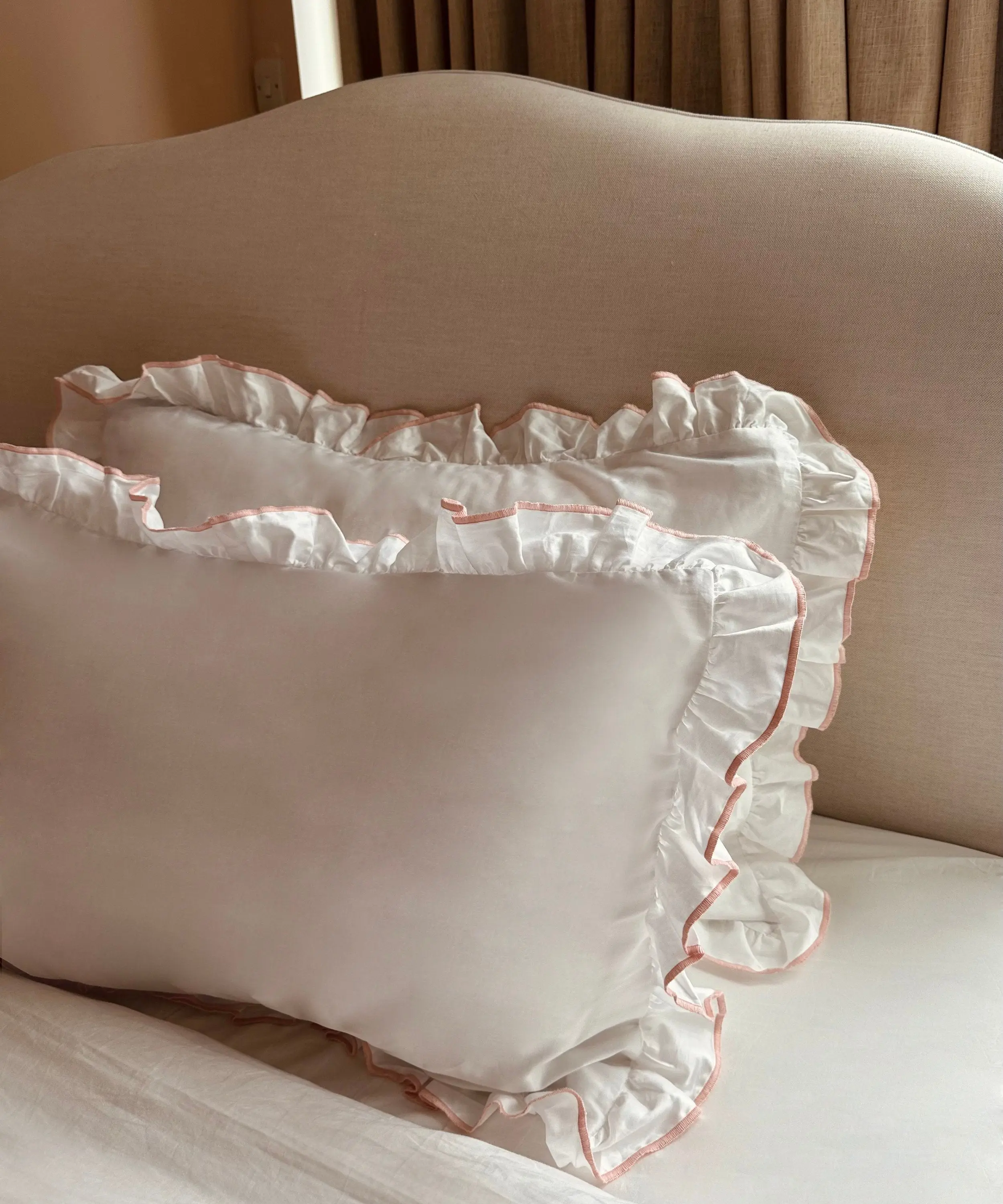 Provence Dusty Pink Pillow Case Pair - Image 2