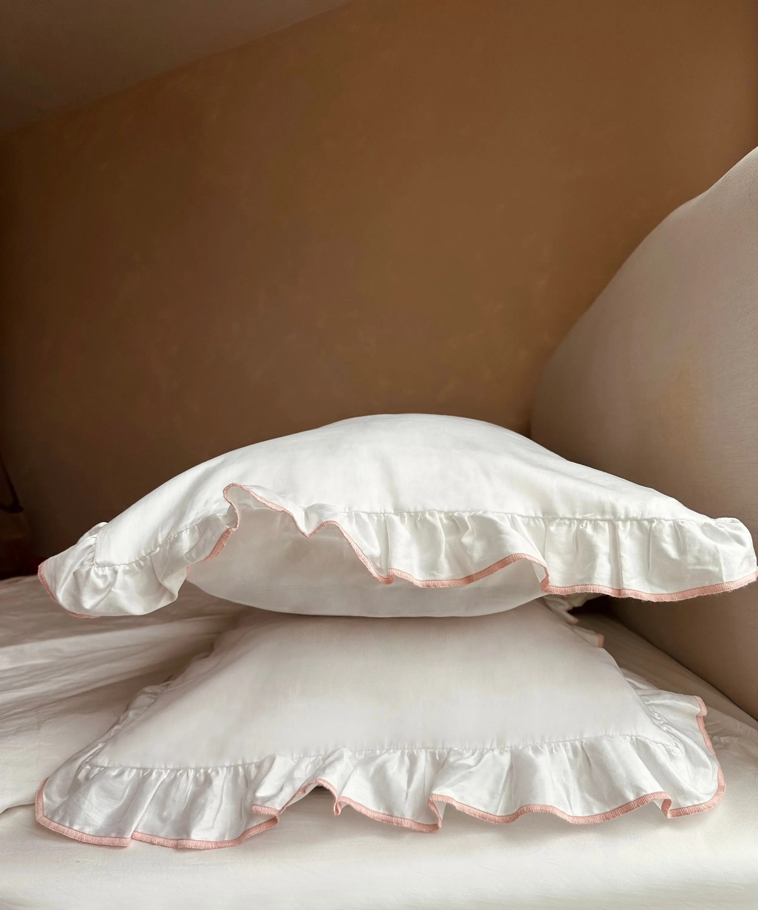 Provence Dusty Pink Pillow Case Pair - Image 4