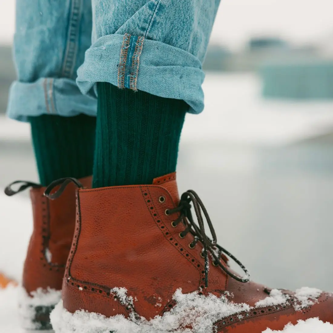 Racing Green Bamboo Boot Socks - Image 3