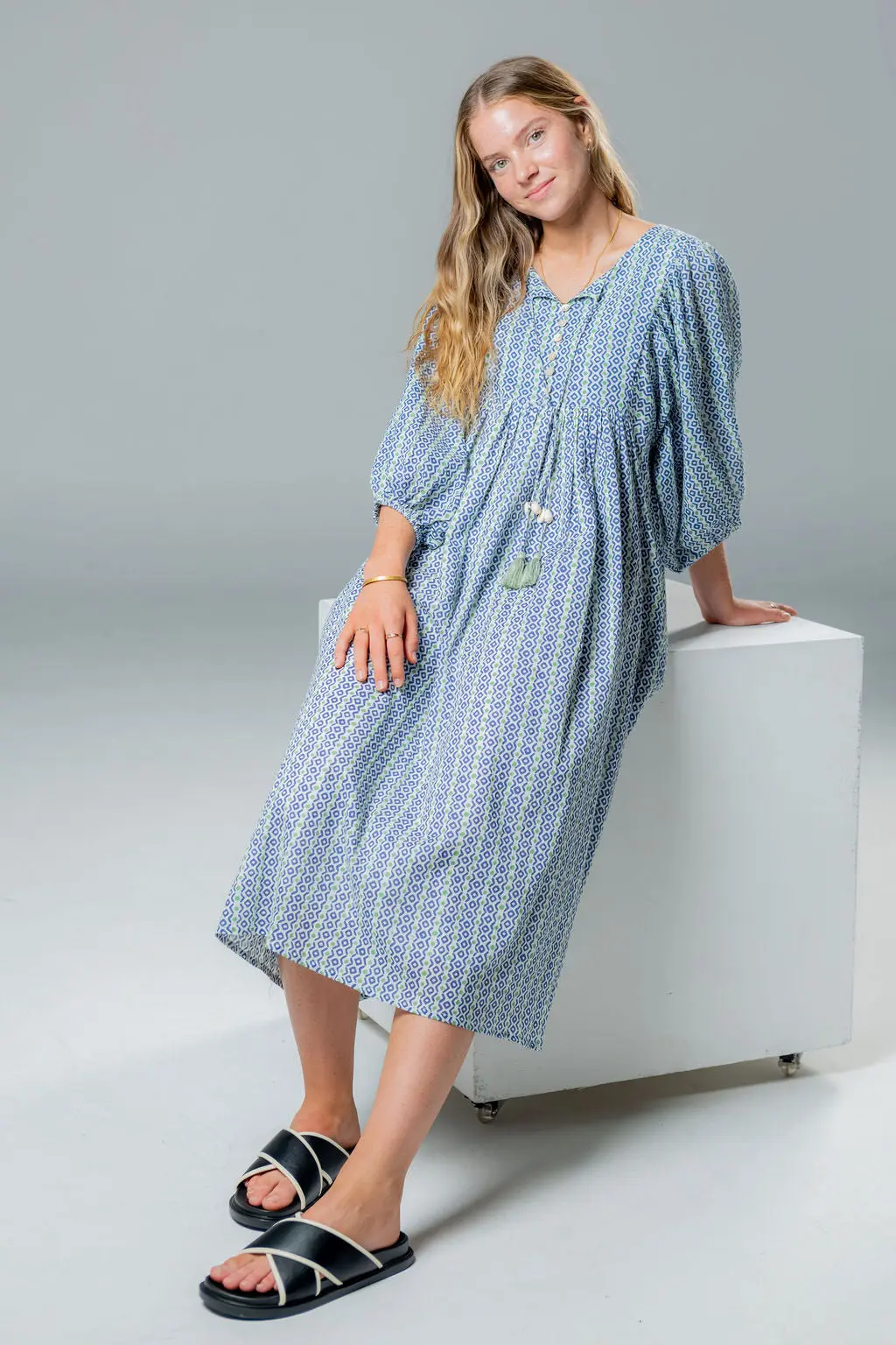 Radha Floaty Midi Dress - Image 3