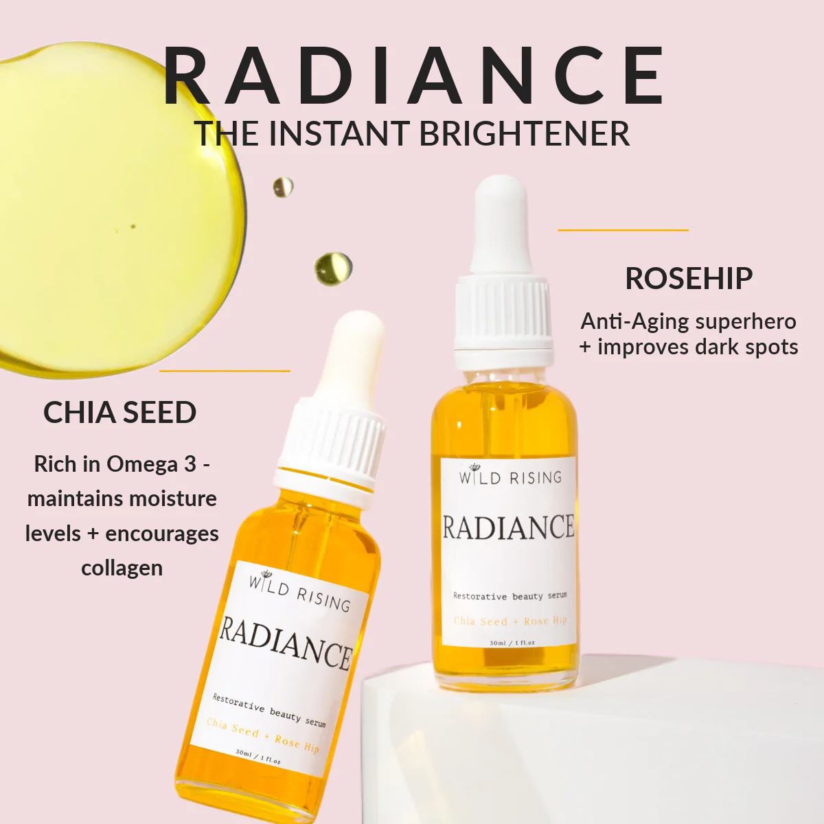 Radiance - Rosehip & Chia Face Oil - Image 2