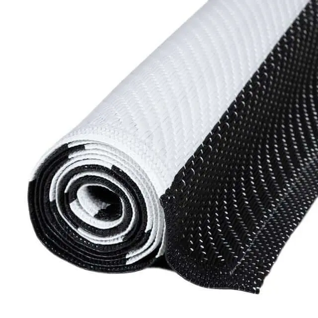 Rainbow Outdoor Rug Black & White | 1030 - Image 5