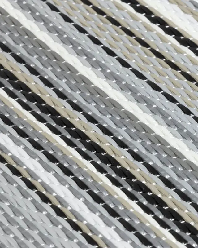 Rainbow Outdoor Rug Grey | 1020 - Image 2