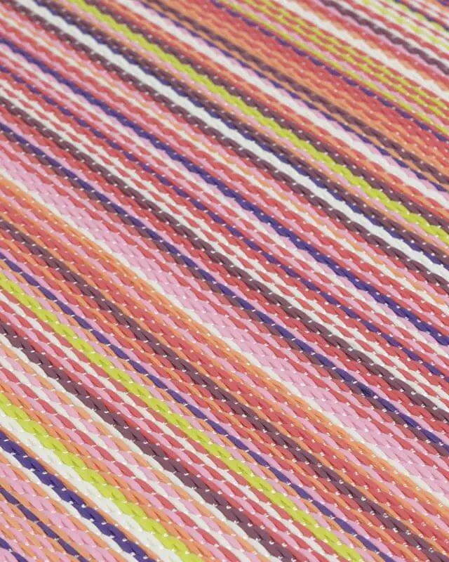 Rainbow Outdoor Rug Pink | 1020 - Image 2